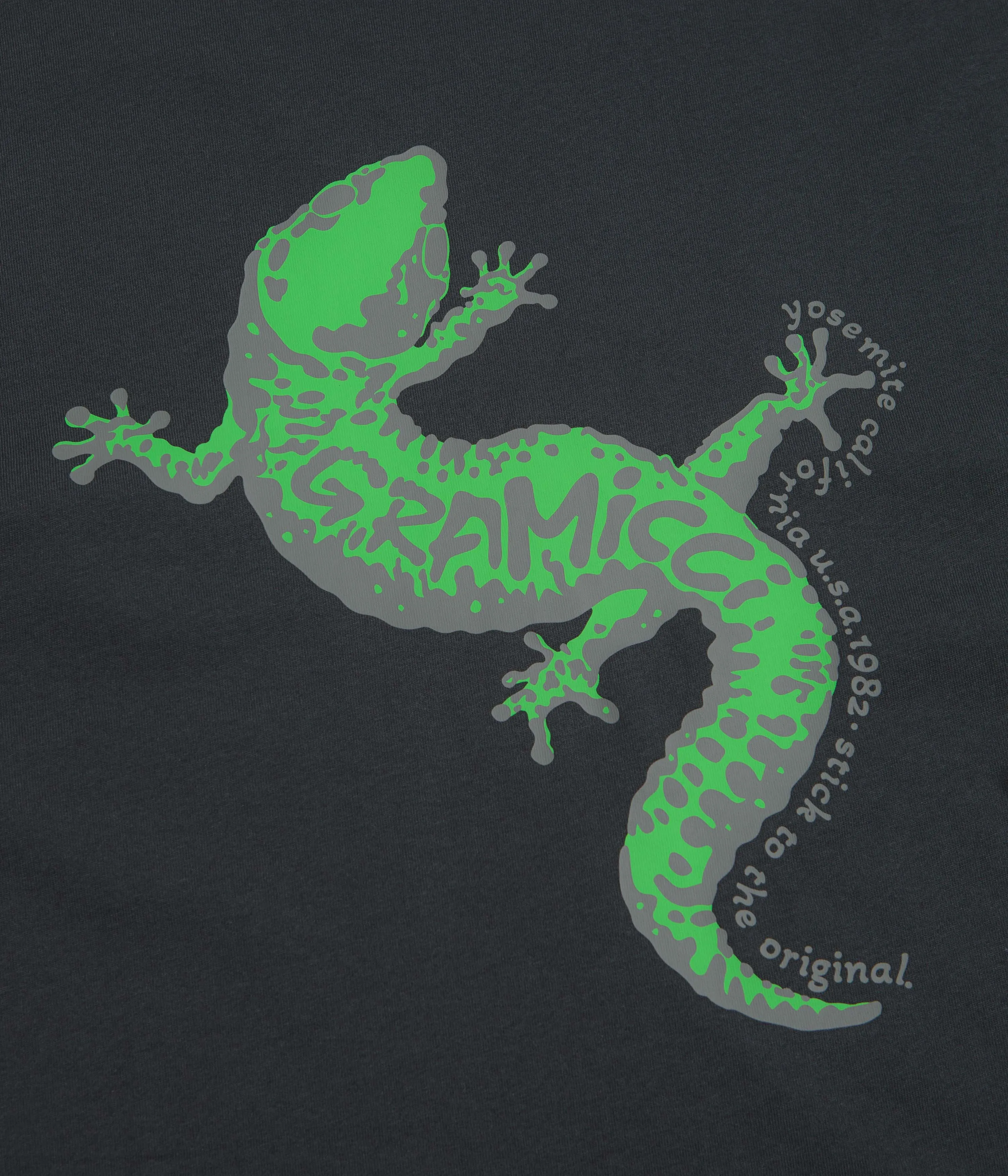 Bridesmaid outfit Interview Gramicci Gecko T-Shirt - Vintage Black