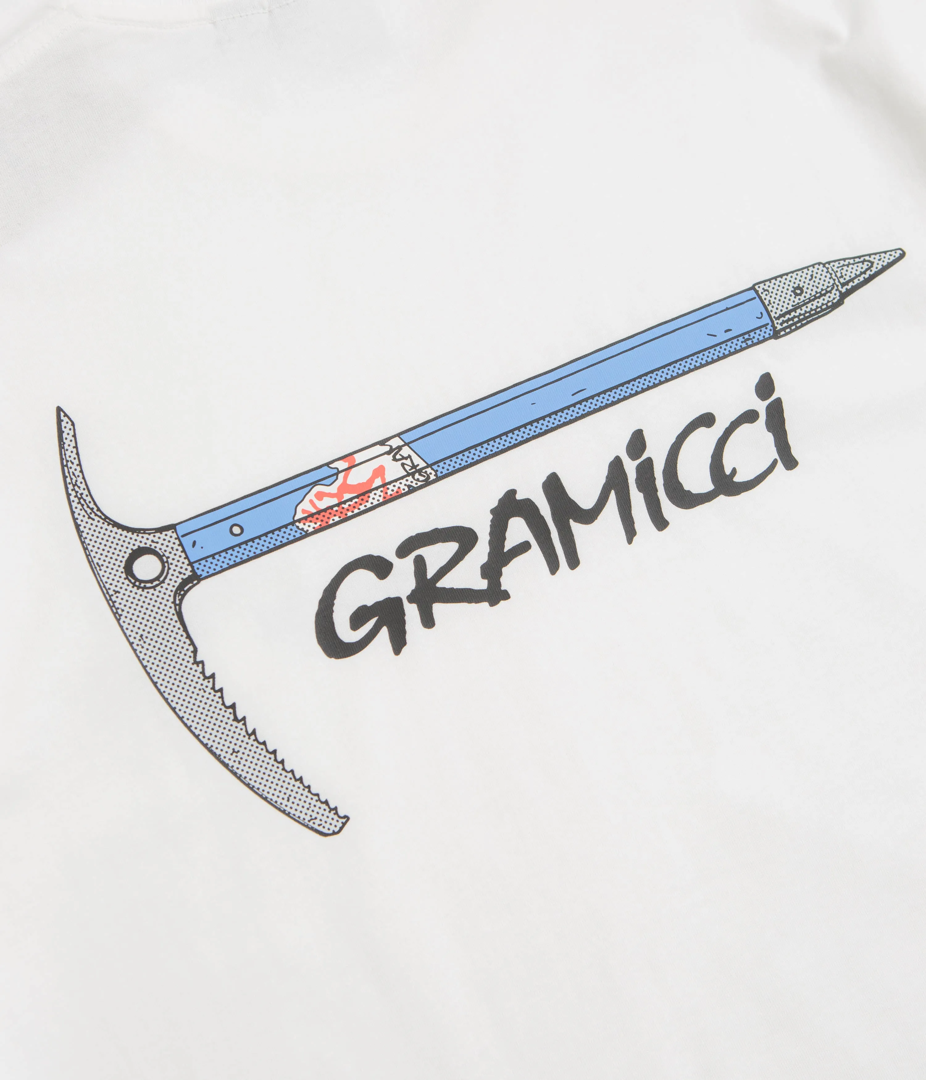 Gramicci Ice Axe T-Shirt - White fishing event