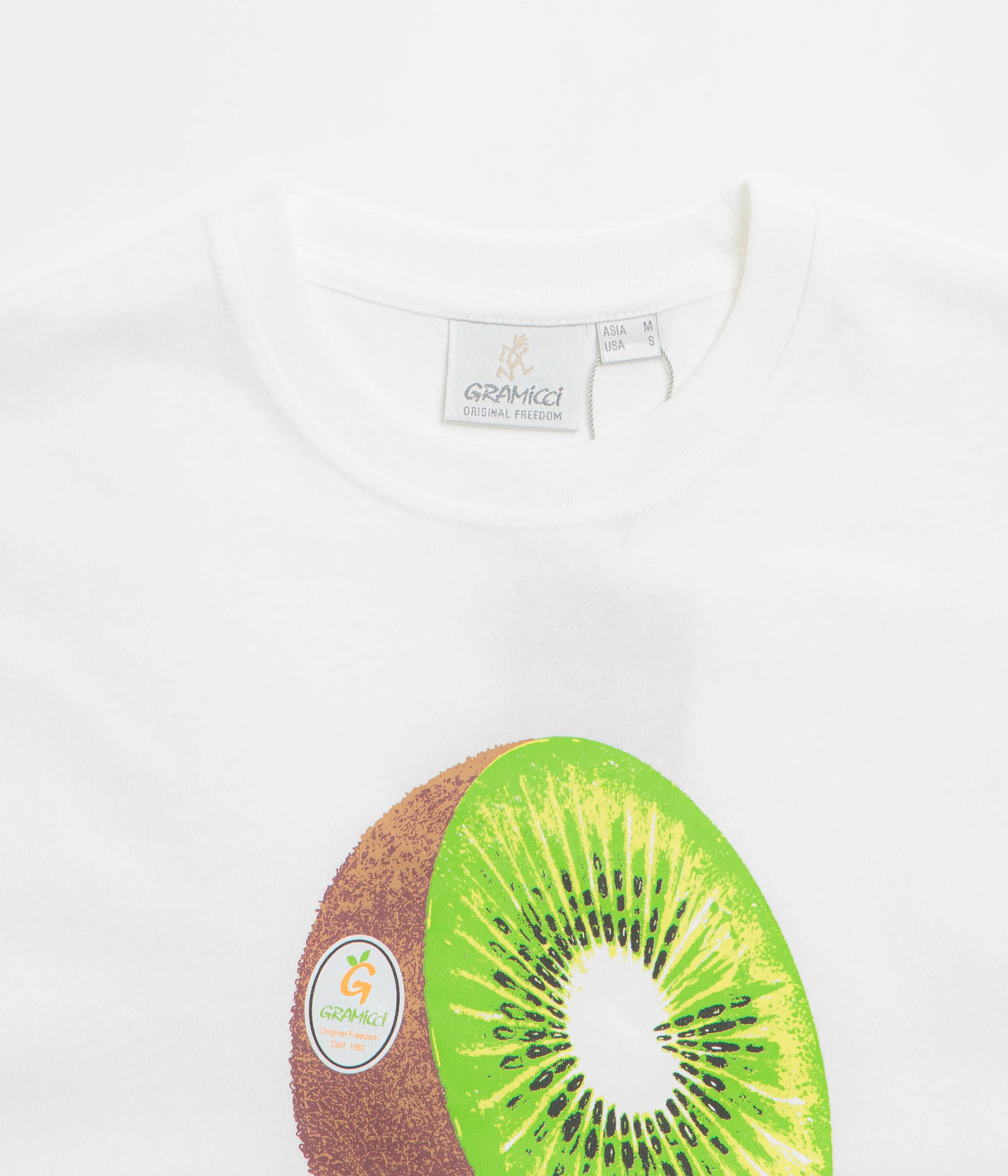 Gramicci Kiwi T-Shirt - White boat event