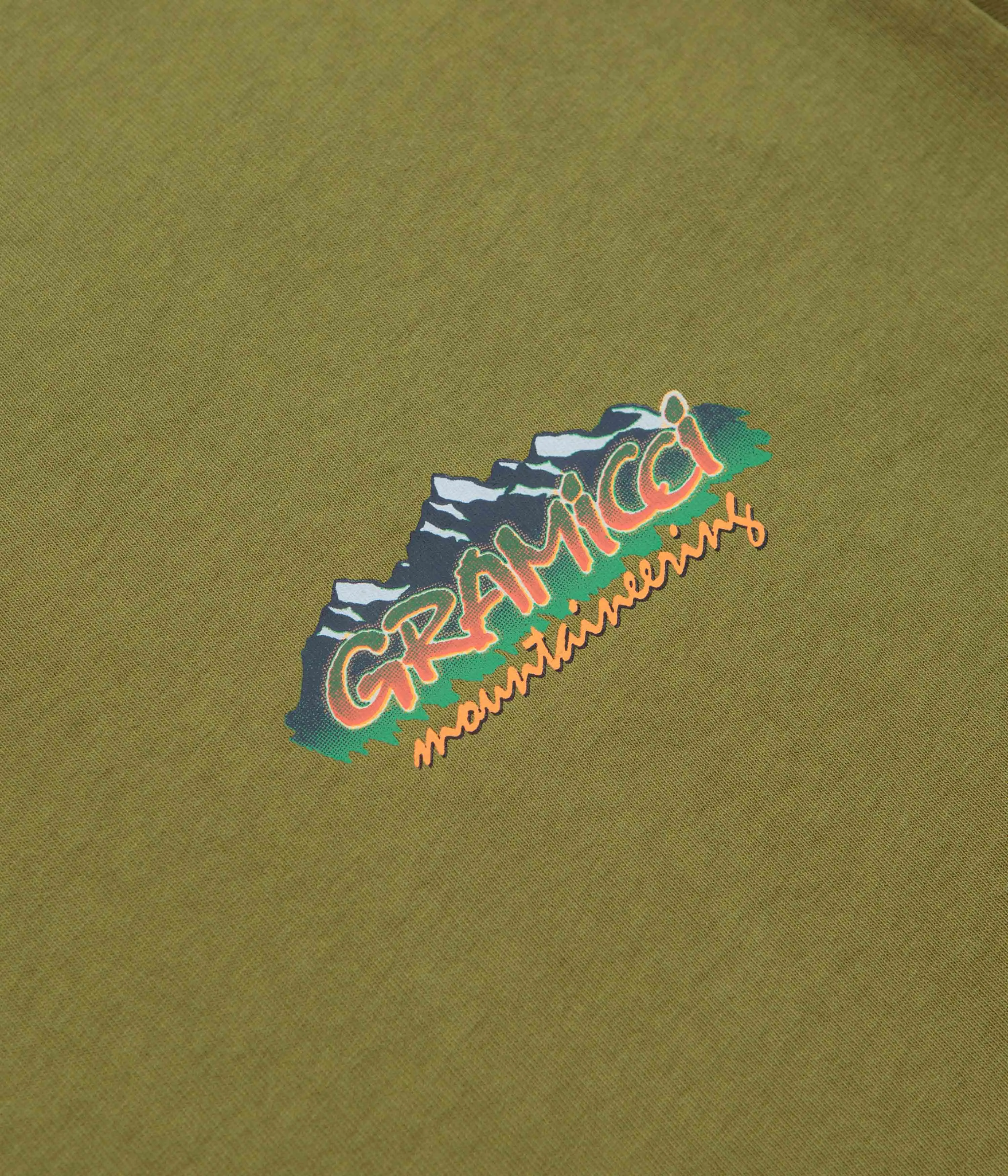 mid-quality Gramicci Mountaineering T-Shirt - Pistachio Pigment