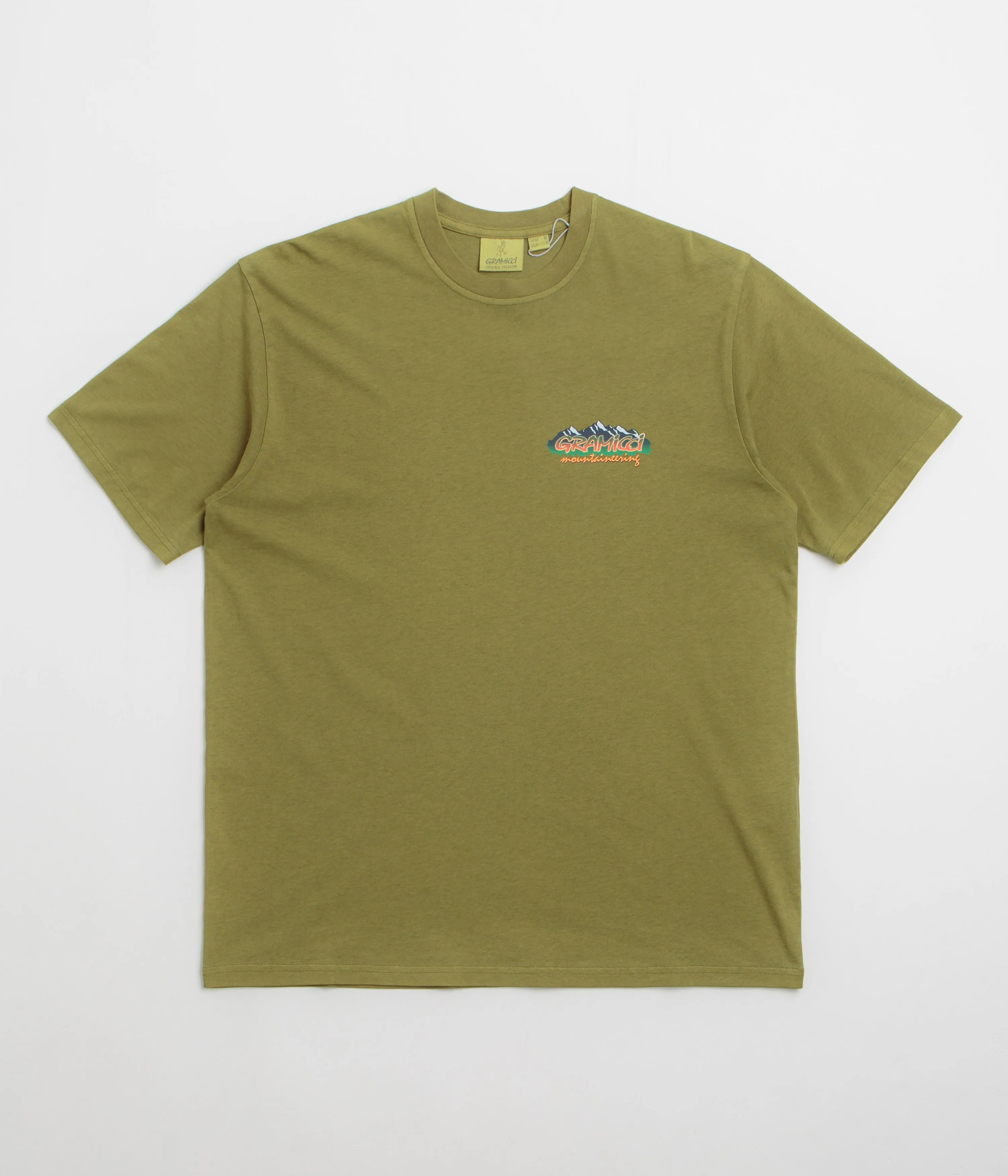 Gramicci Mountaineering T-Shirt - Pistachio Pigment Mall urban climate