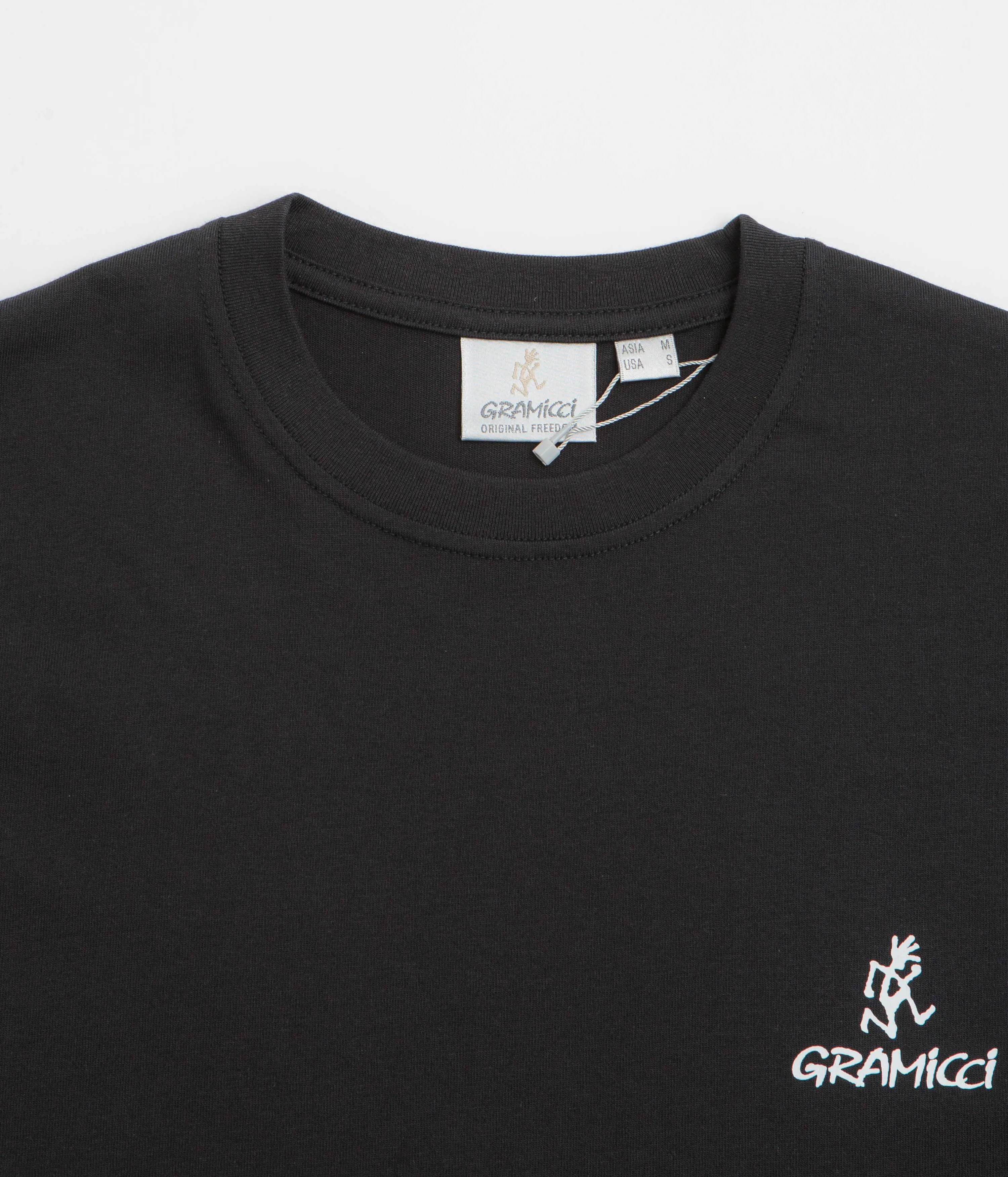 Elderly Comfort Gramicci One Point Logo T-Shirt - Black