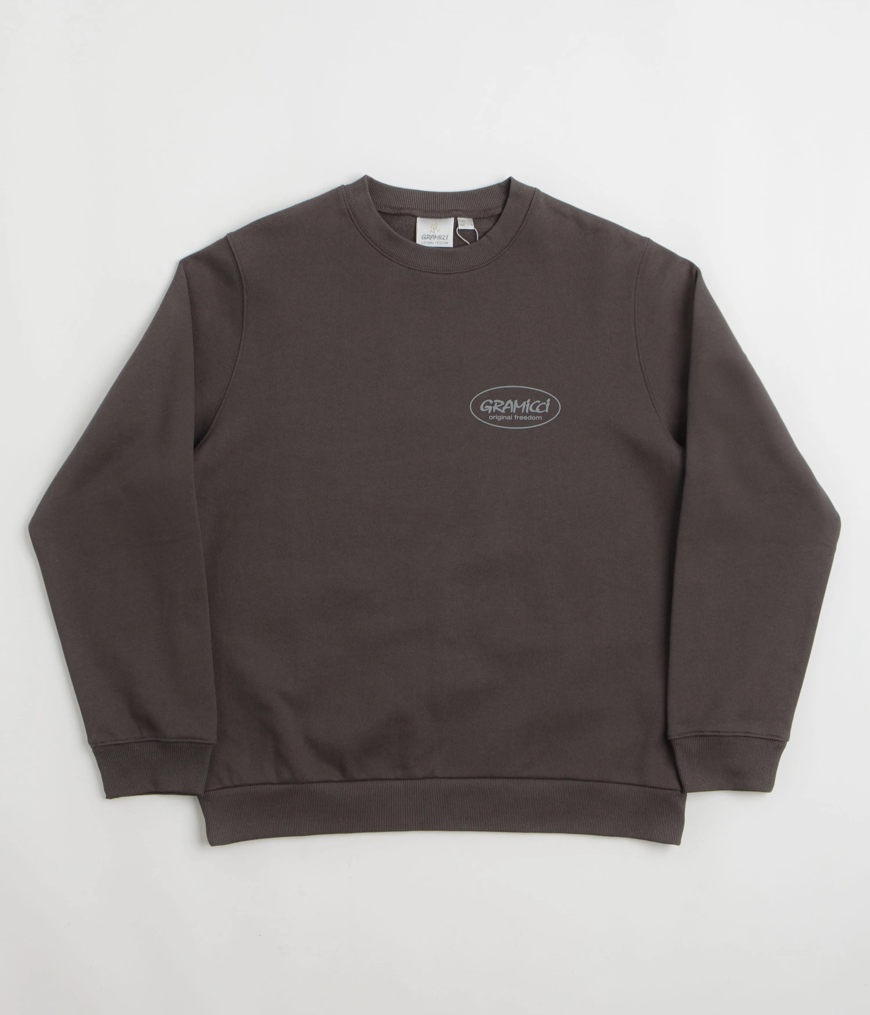 Gramicci Original Freedom Crewneck Sweatshirt - Deep Brown product terry cloth absorbency