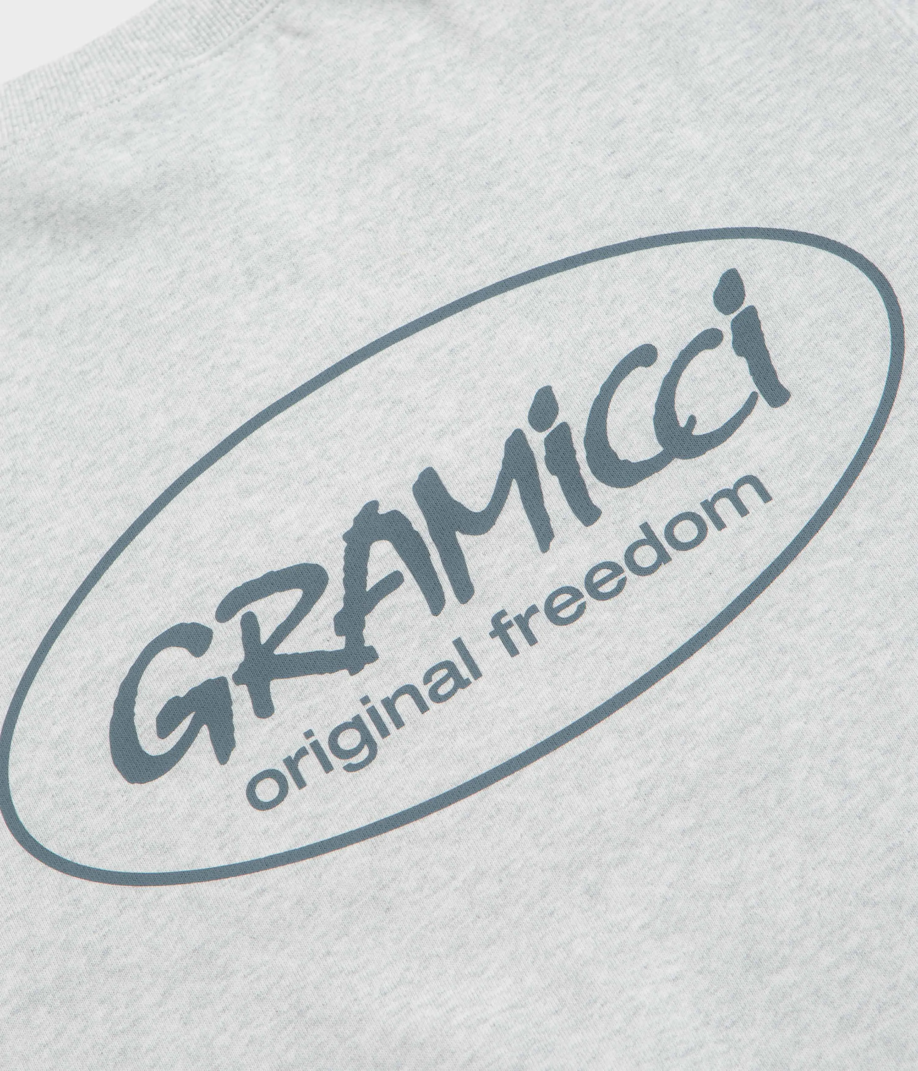 product surfing suitability product animal print wildness Gramicci Original Freedom Crewneck Sweatshirt - Heather Ash