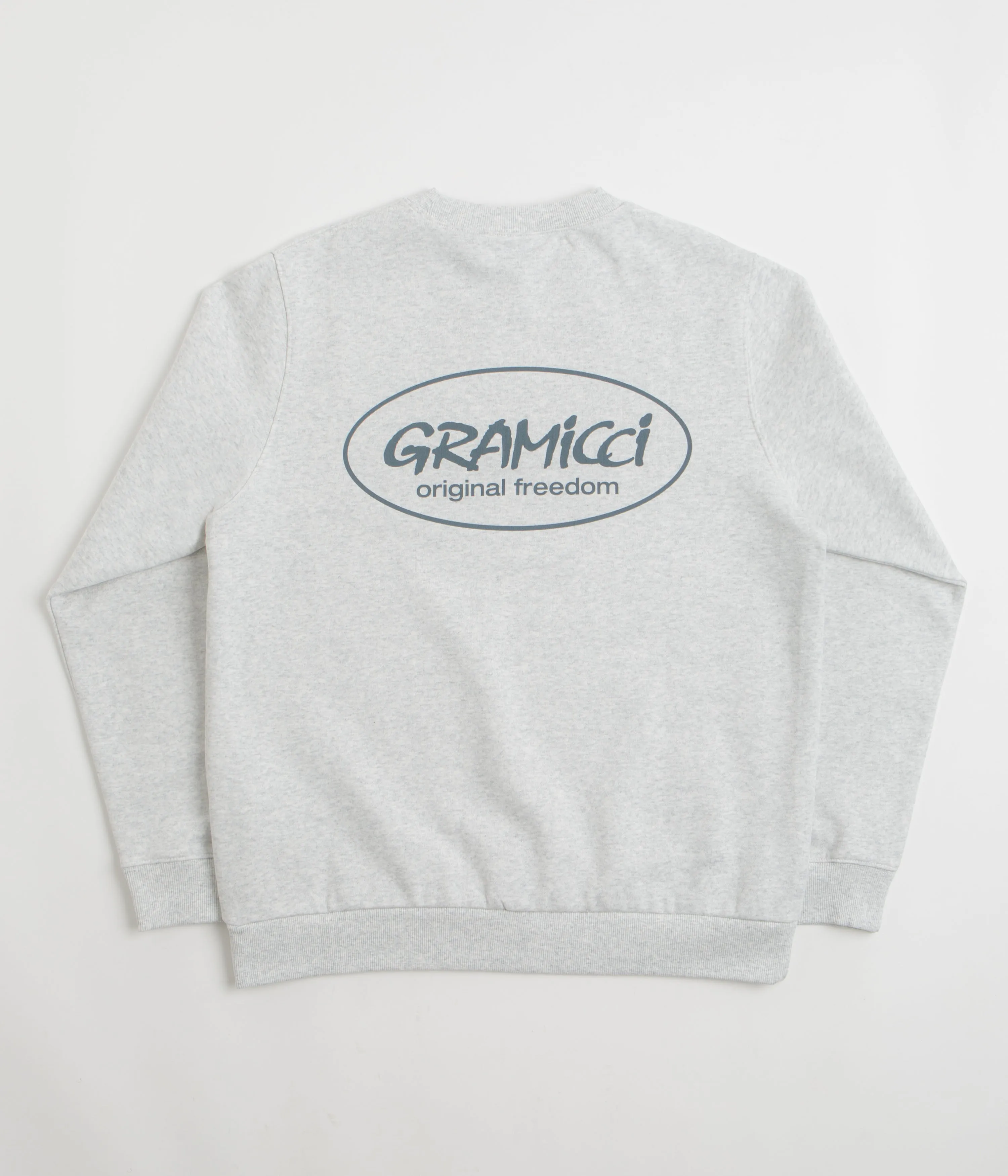 product generic practicality Gramicci Original Freedom Crewneck Sweatshirt - Heather Ash