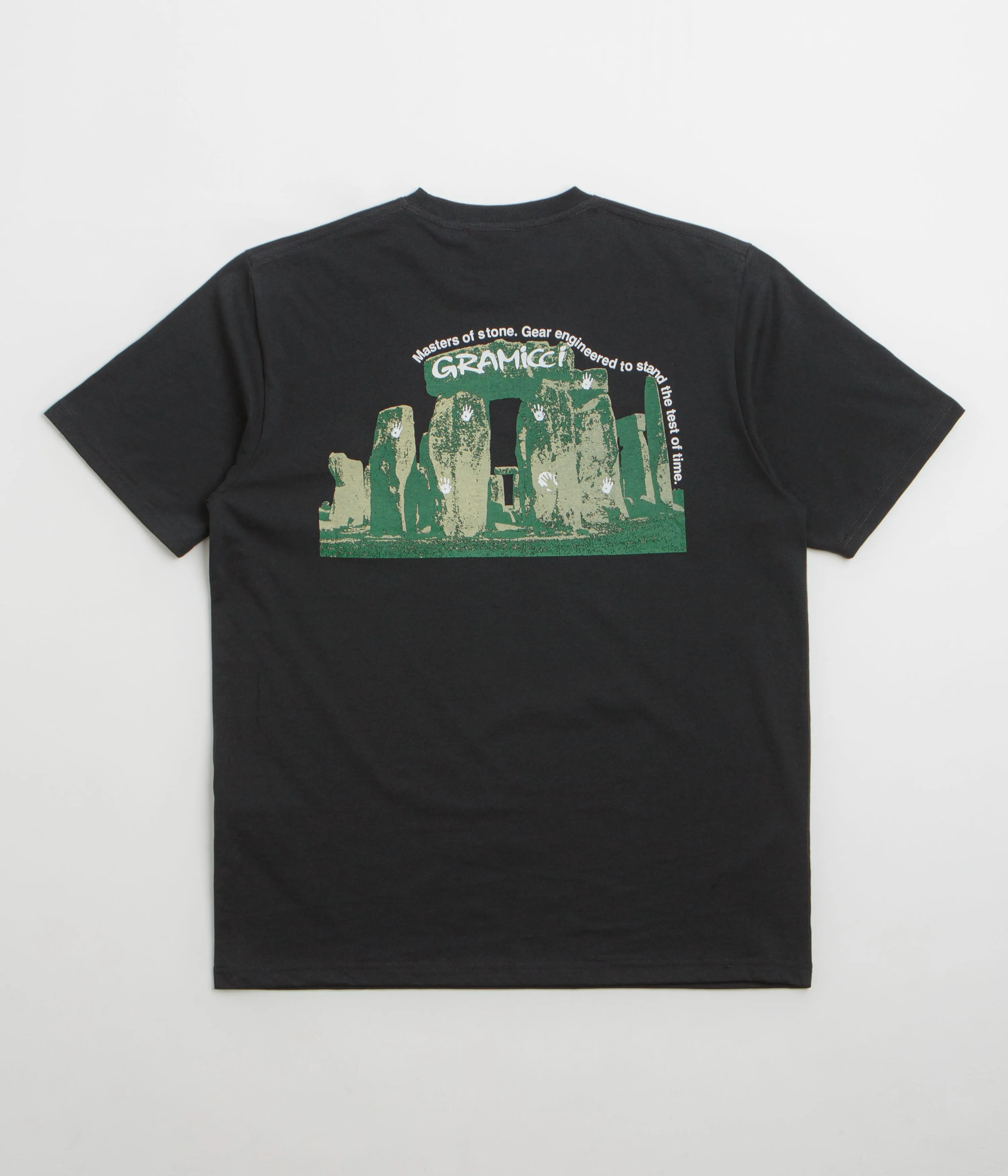 Polka Dots Beaded accents Gramicci Stonehenge T-Shirt - Vintage Black