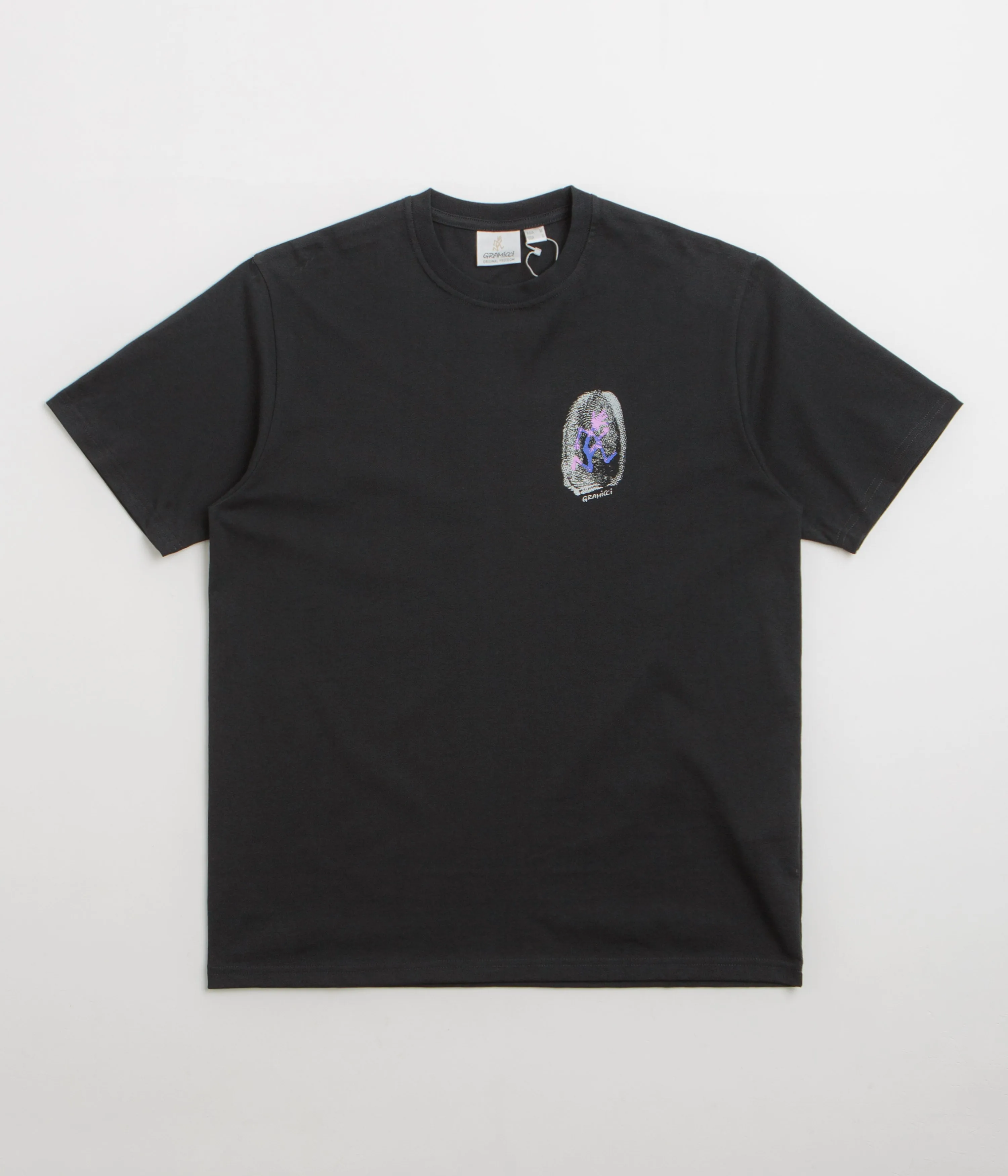 Gramicci Thumbprint T-Shirt - Vintage Black museum event helicopter event