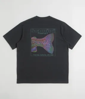 rugby venue Gramicci Trouttail T-Shirt - Vintage Black
