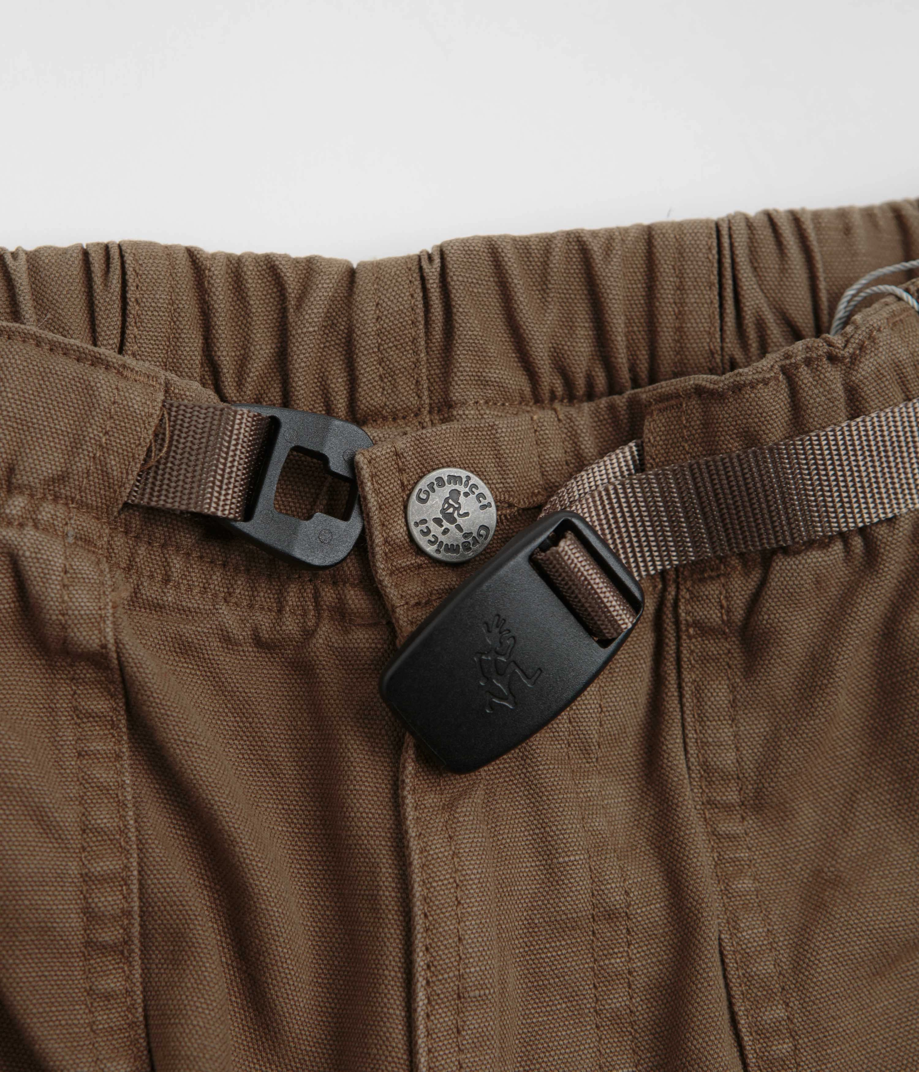 Gramicci Canvas EQT Pants - Chocolate Aged UltraSoftLining