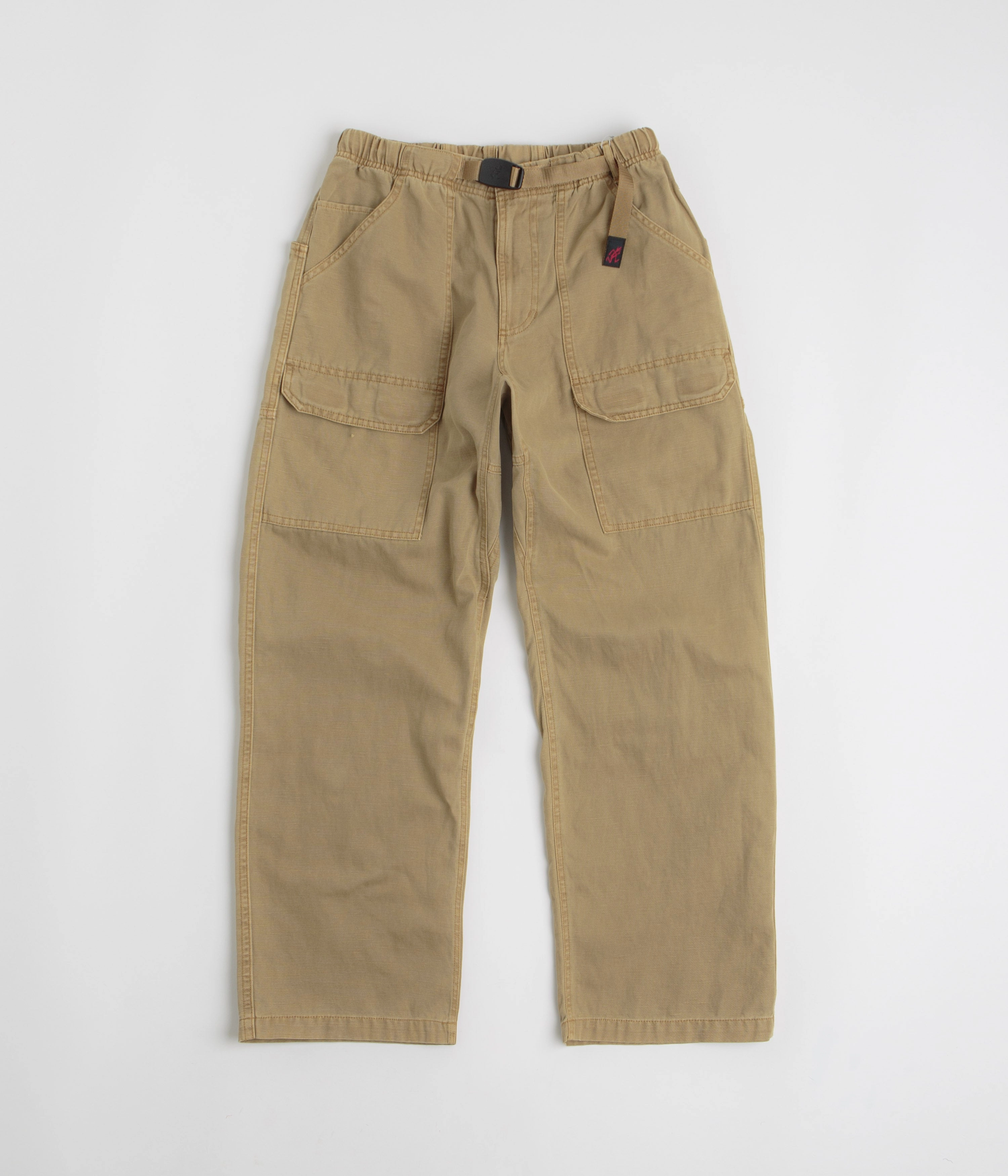 Comfortable Leg Breathable back panel Gramicci Canvas EQT Pants - Sand