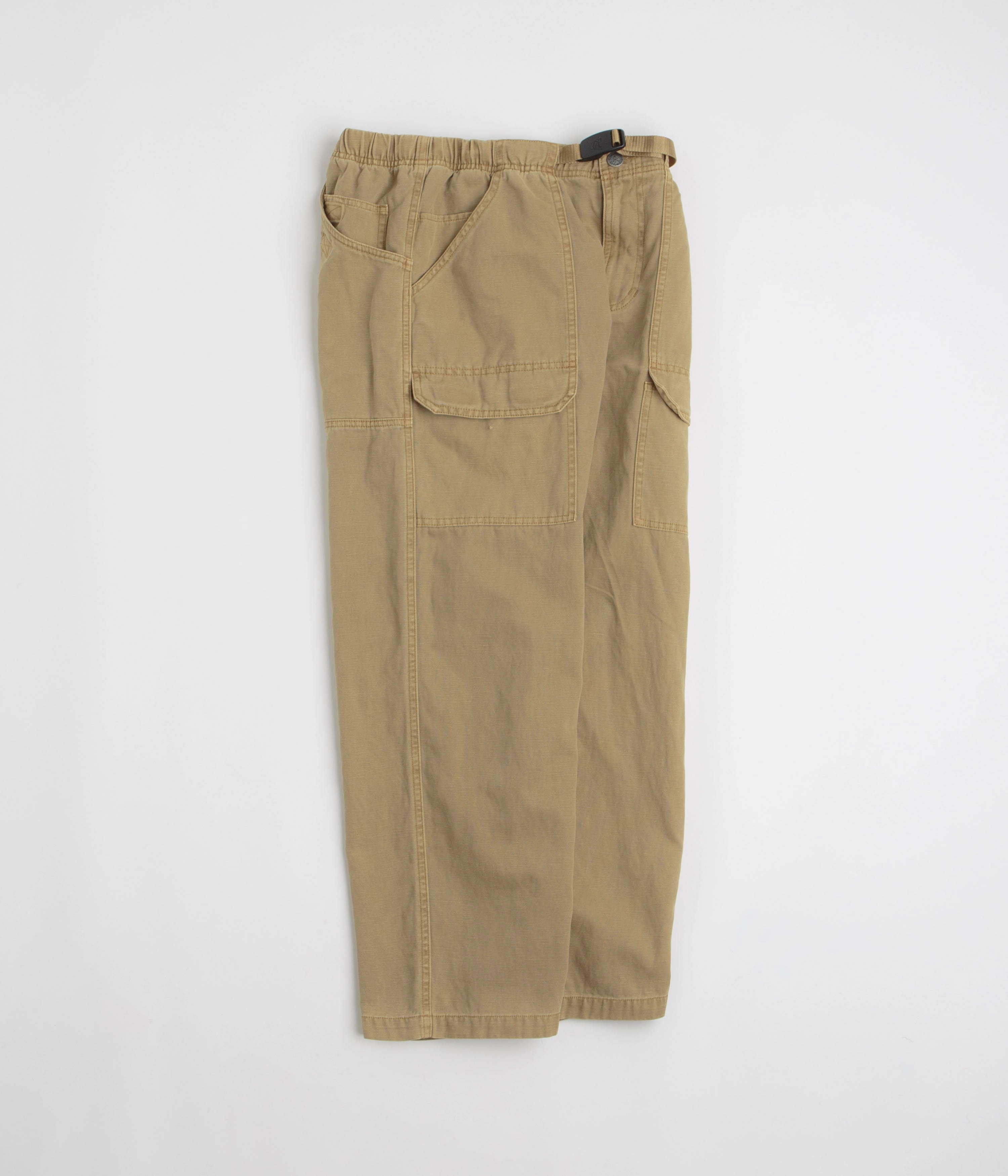 Gramicci Canvas EQT Pants - Sand Frayed hem