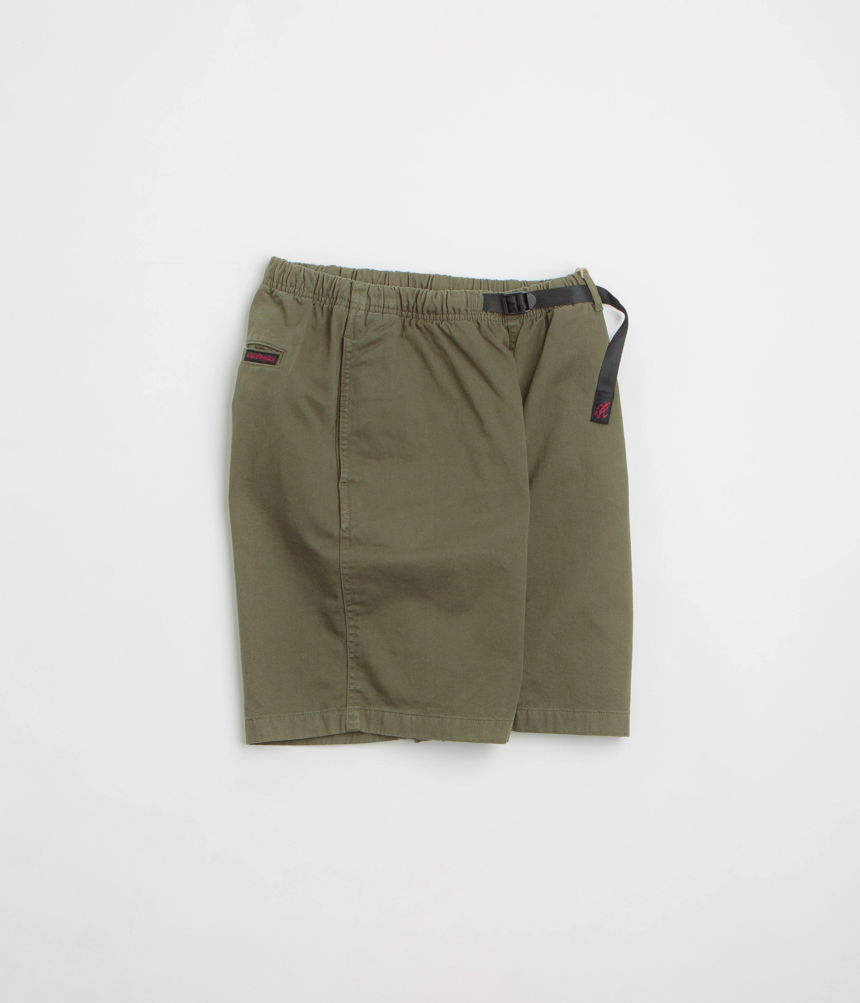 Faux Leather Effortless Look Gramicci G-Shorts - Olive