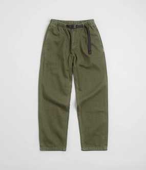 Shape Retention Gramicci Hemp G Pants - Olive