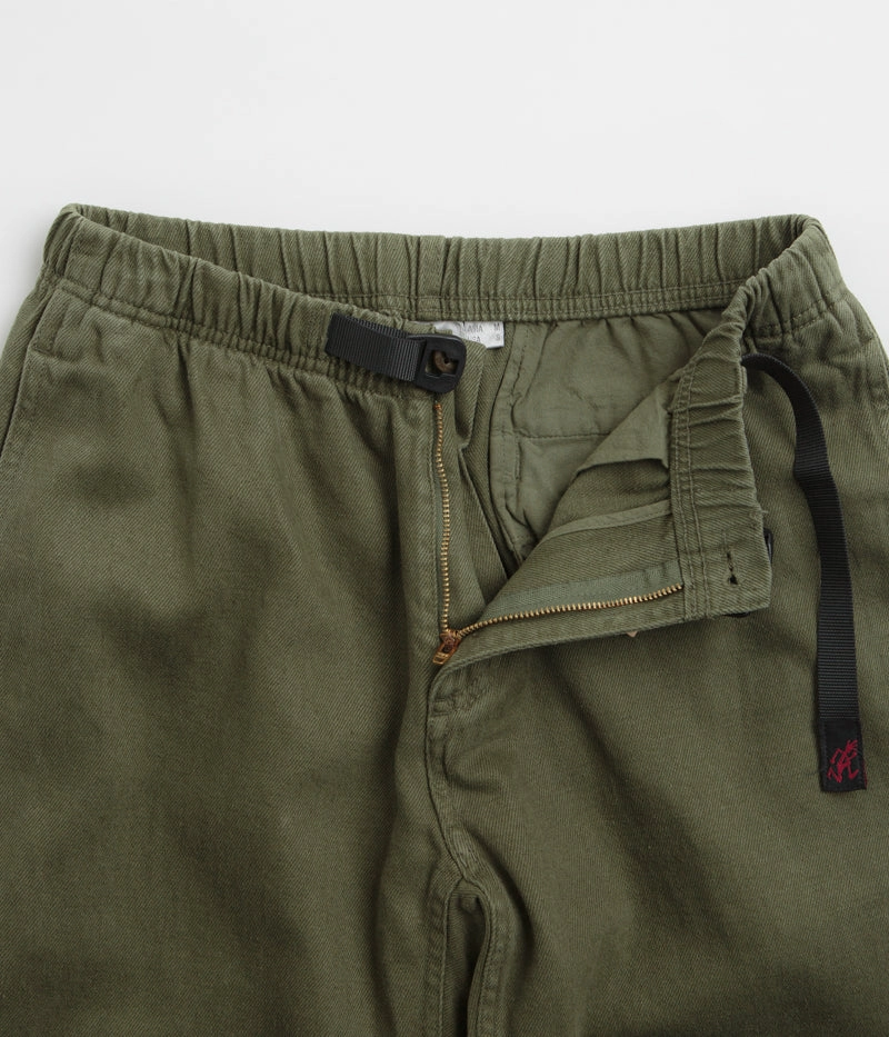Soft Texture NonRestrictiveCut Gramicci Hemp G Pants - Olive