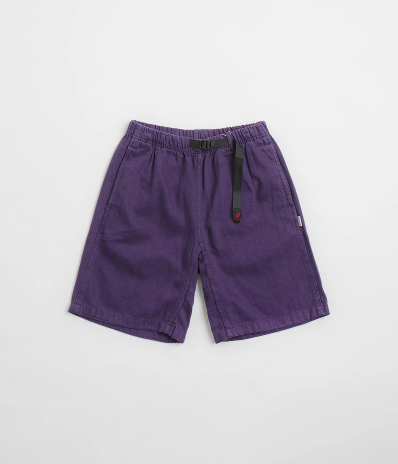 Gusseted Crotch Design Gramicci Hemp G-Shorts - Purple