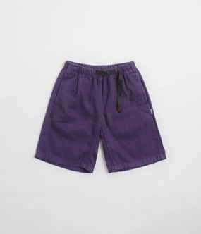 Gusseted Crotch Design Gramicci Hemp G-Shorts - Purple