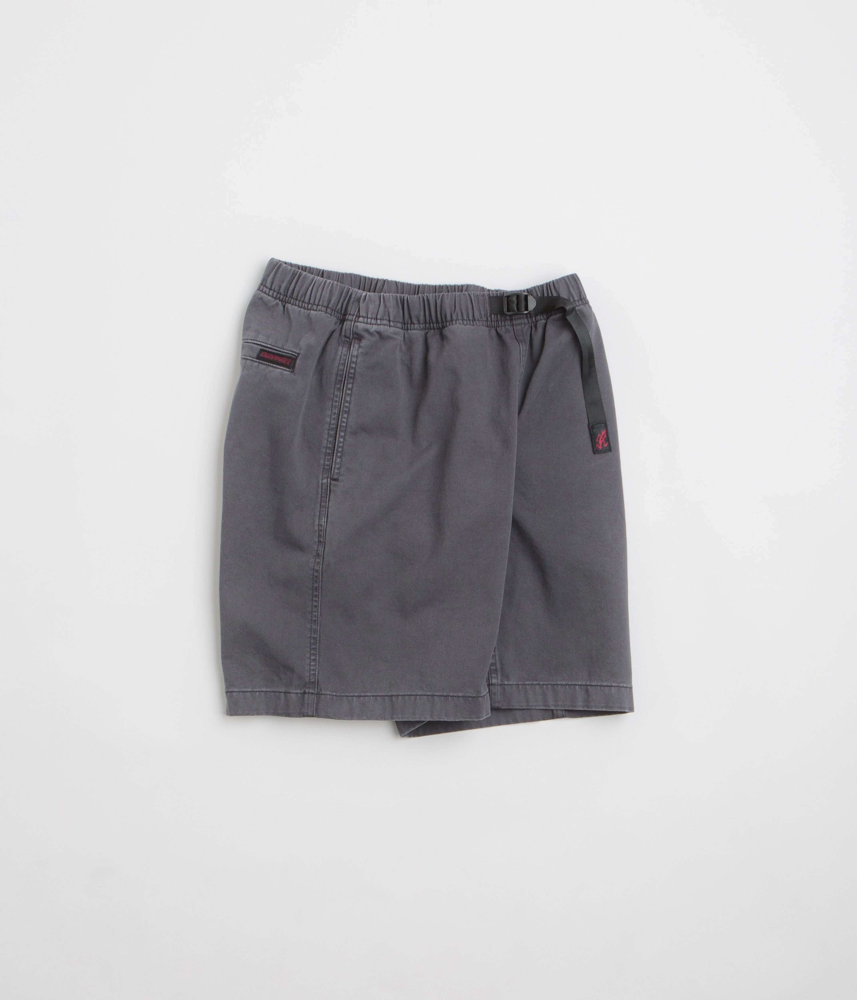 Everyday Comfort elastic waistband Gramicci Pigment Dye G-Shorts - Fossil Grey