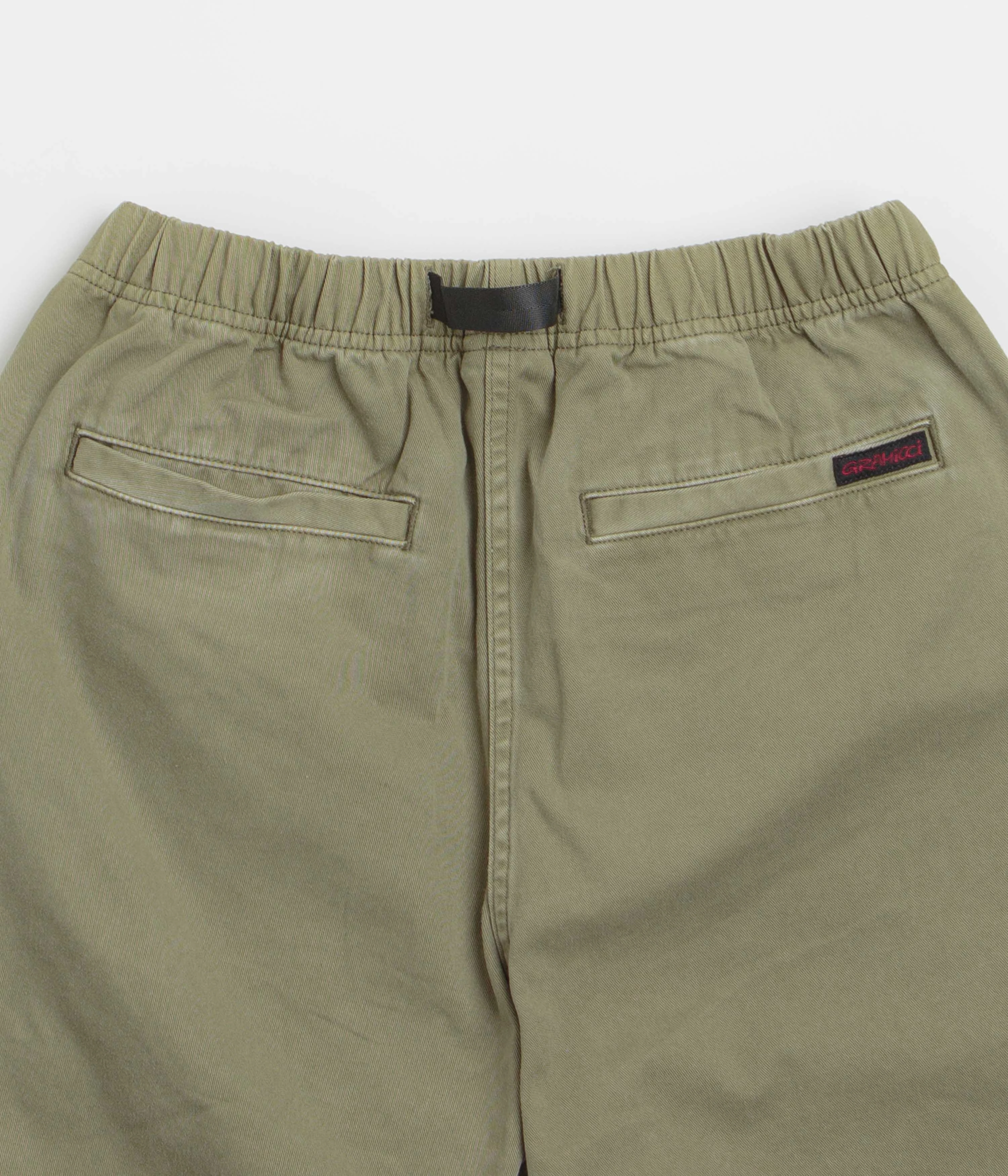 Gramicci Pigment Dye G-Shorts - Herb Ventilated Back Panels Hand washable