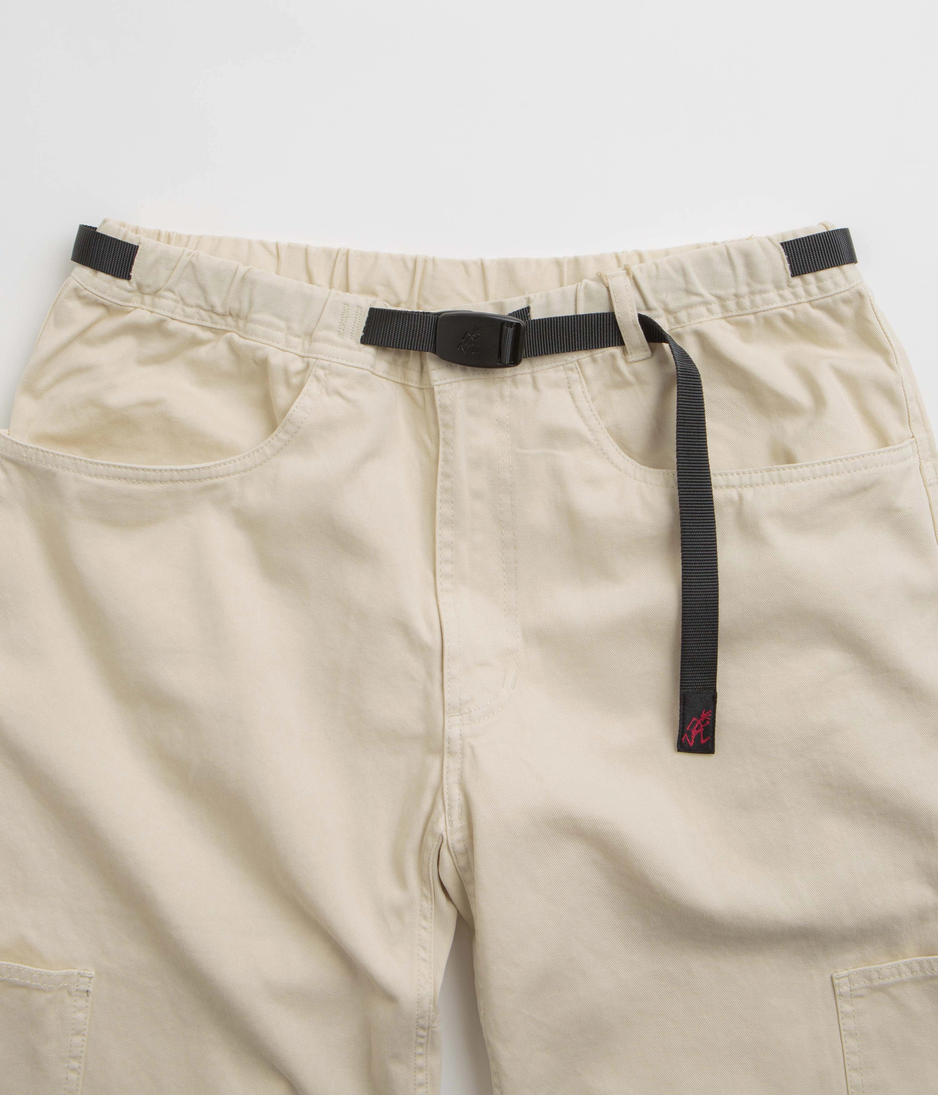 High Rise Design Ultra Soft Texture Gramicci Rock Slide Pants - Greige