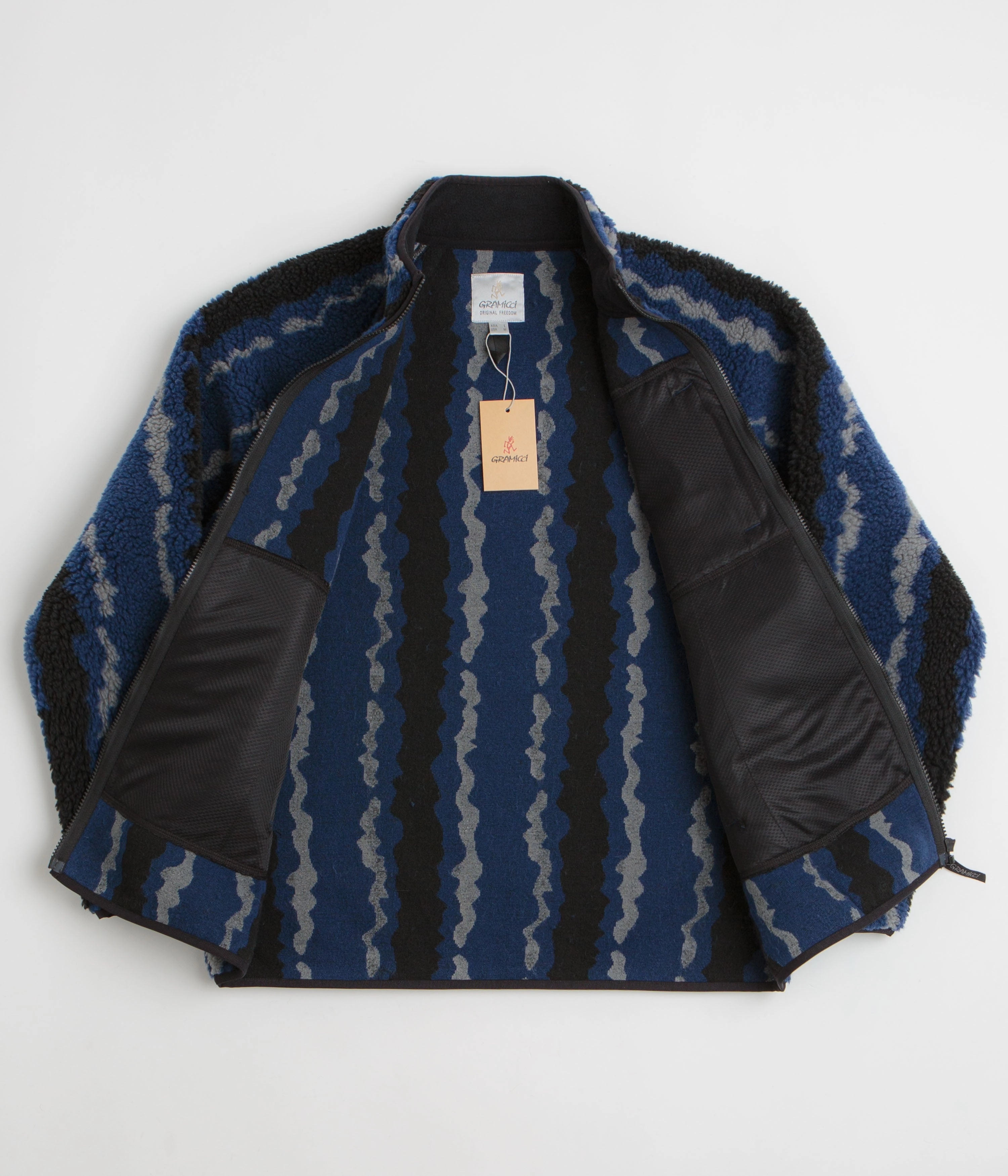 Soap Storm Protection Gramicci Sherpa Jacket - Navy Ripple