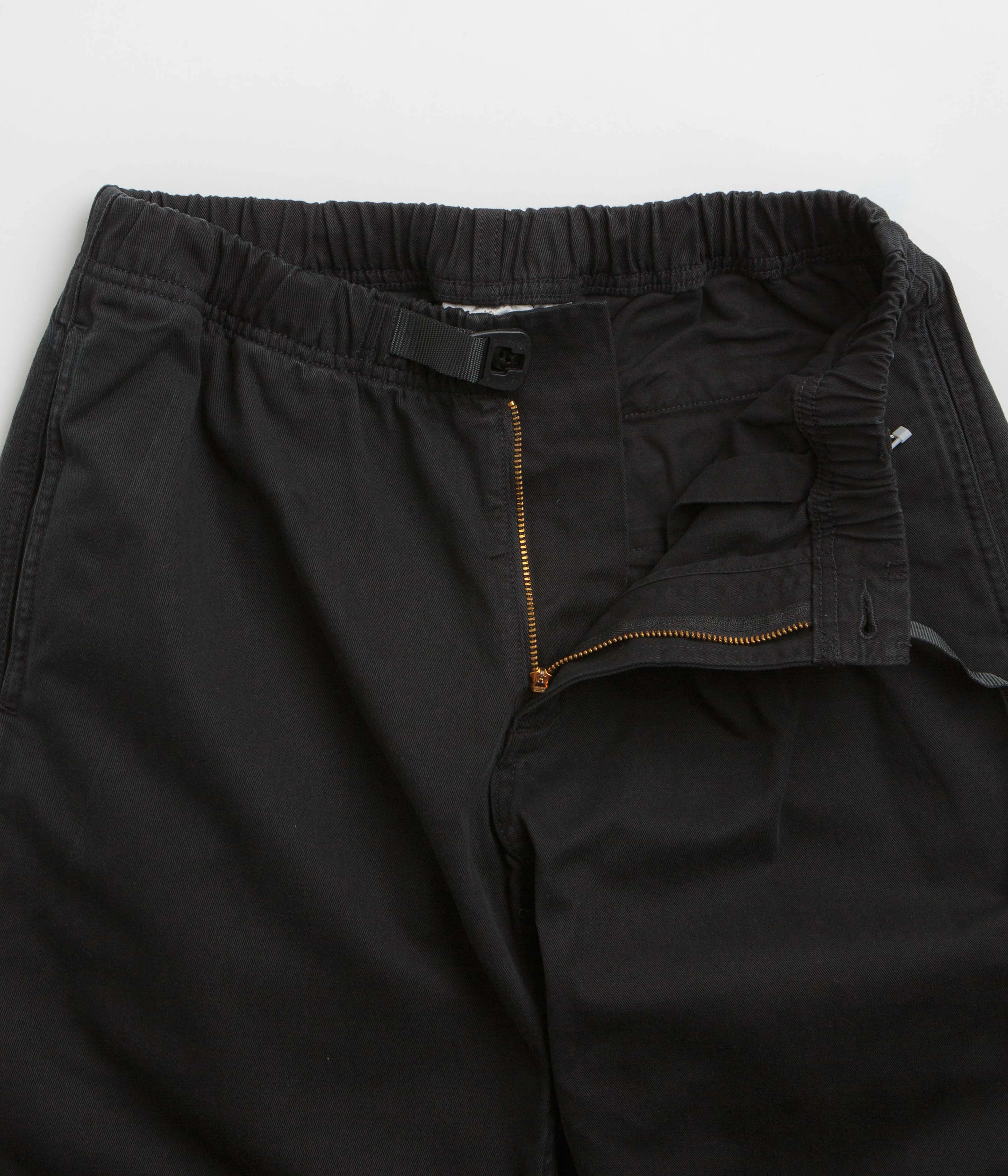 Gramicci Straight Fit G Pants - Black Walk Friendly Elasticized Cuffs