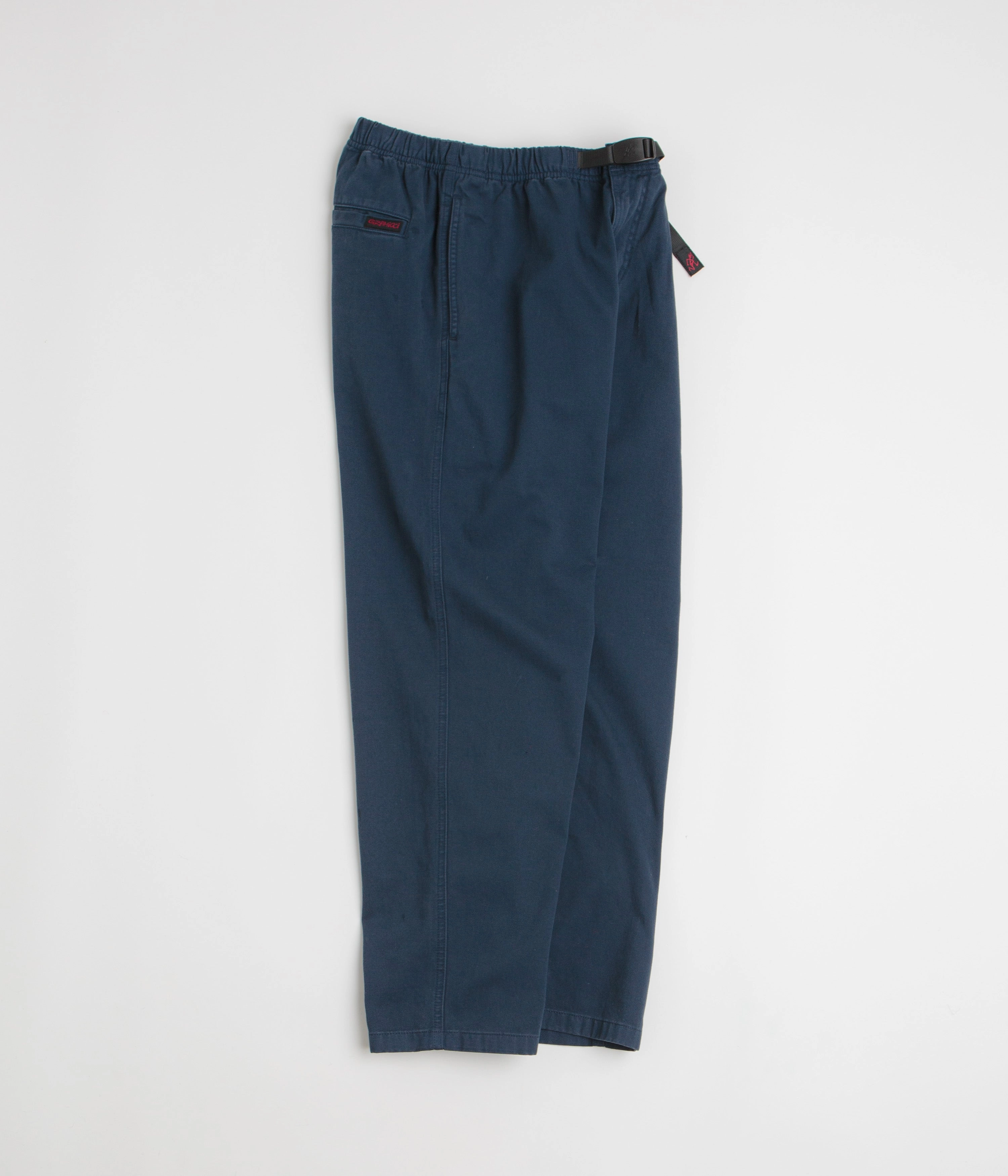 Gramicci Straight Fit G Pants - Navy Pigment Double Layered Hem AbrasionResistantFabric