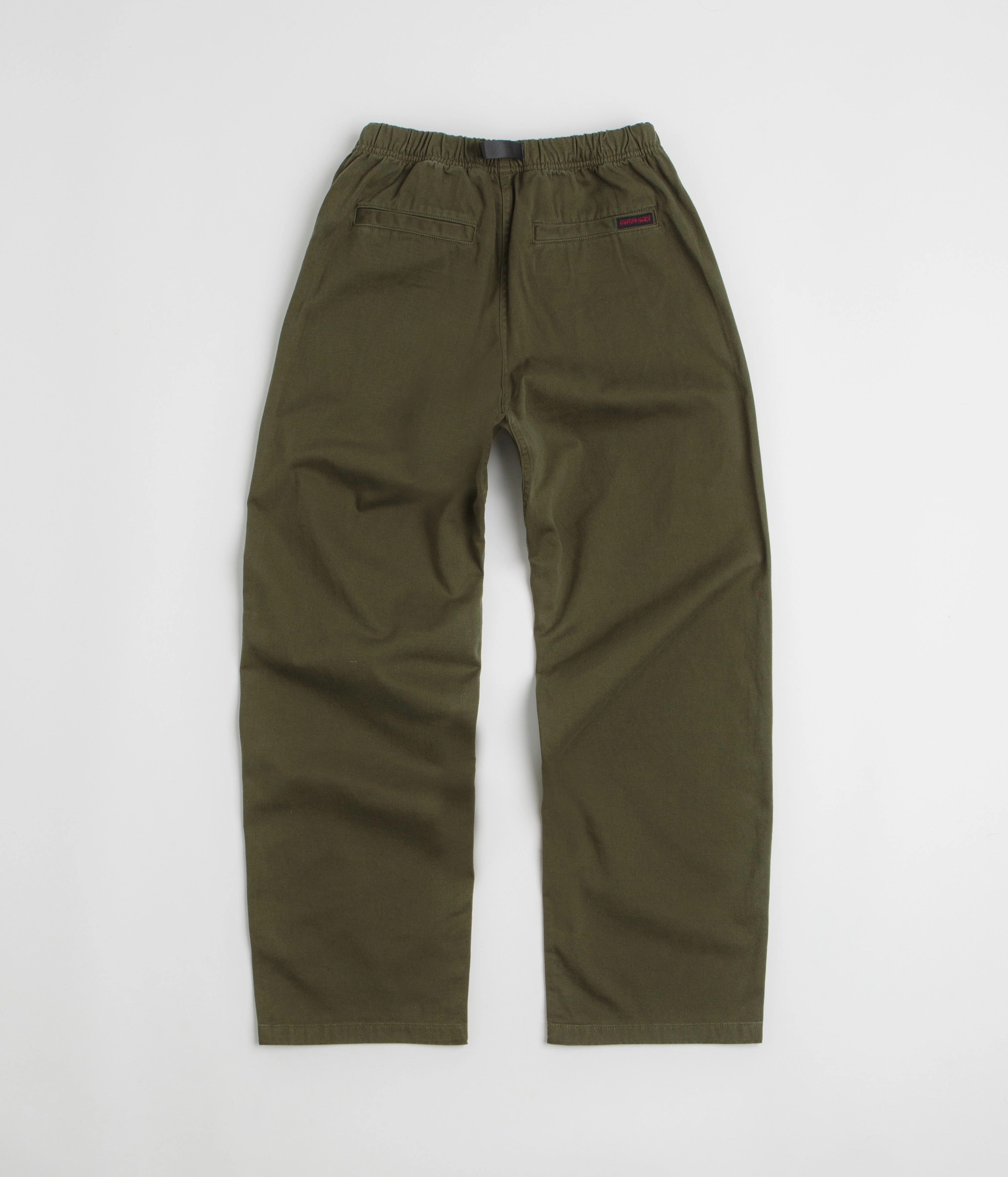 Solid shade Durable Design Gramicci Straight Fit G Pants - Pine