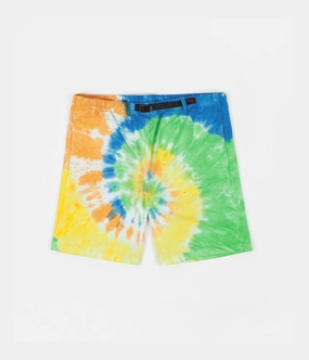 Gramicci Tie Dye G-Shorts - Orange Spiral Fitness Ready