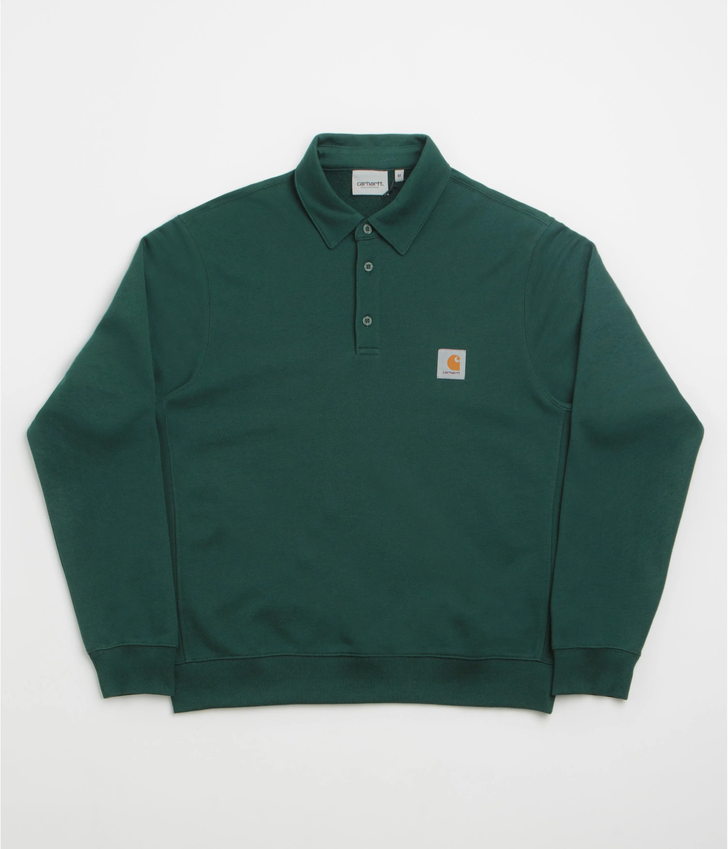 Weekend Bold Carhartt Polo Sweatshirt - Dark Fir