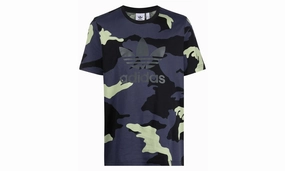 Graphics Camo Tee "Shadow Navy" Adjustable Fastenings Calm Ease