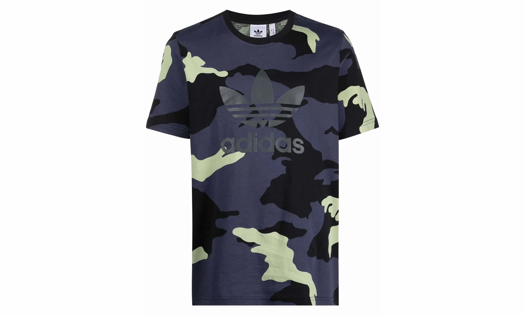 Graphics Camo Tee "Shadow Navy" Adjustable Fastenings Calm Ease