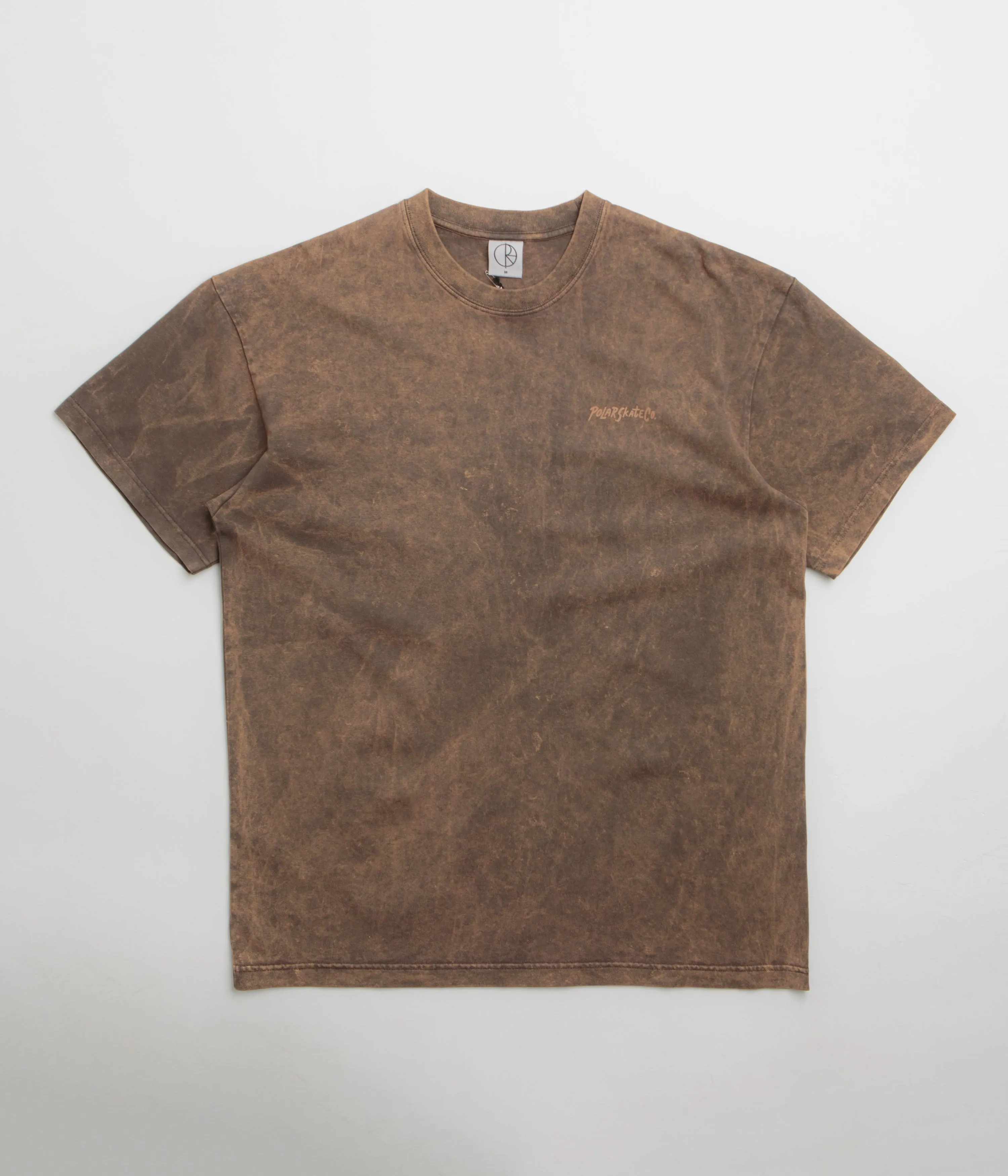 fall clothes Popular Item Polar Surf Logo Acid T-Shirt - Brown