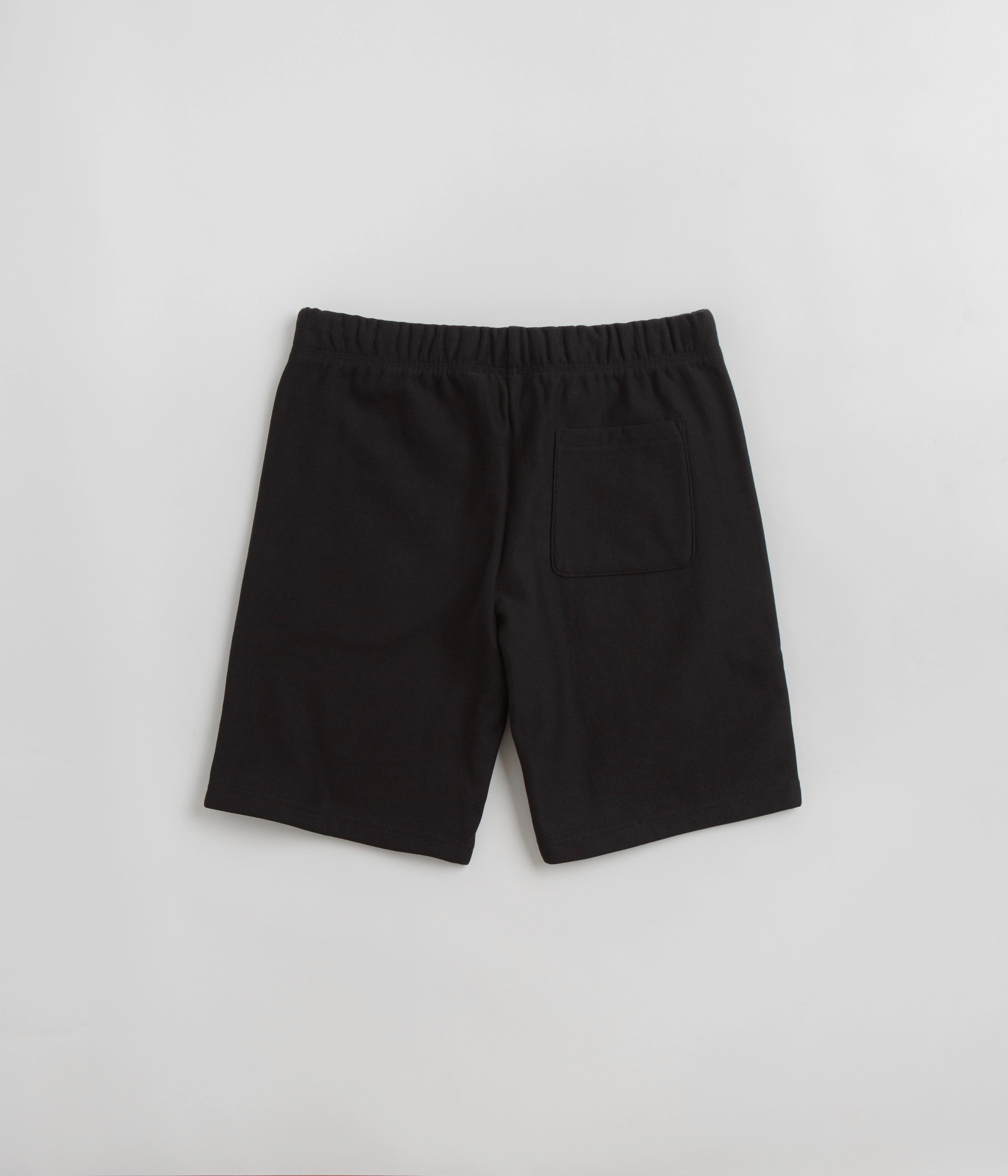Carhartt American Script Sweat Shorts - Black EcoFriendlyMaterials MultiPocket Design