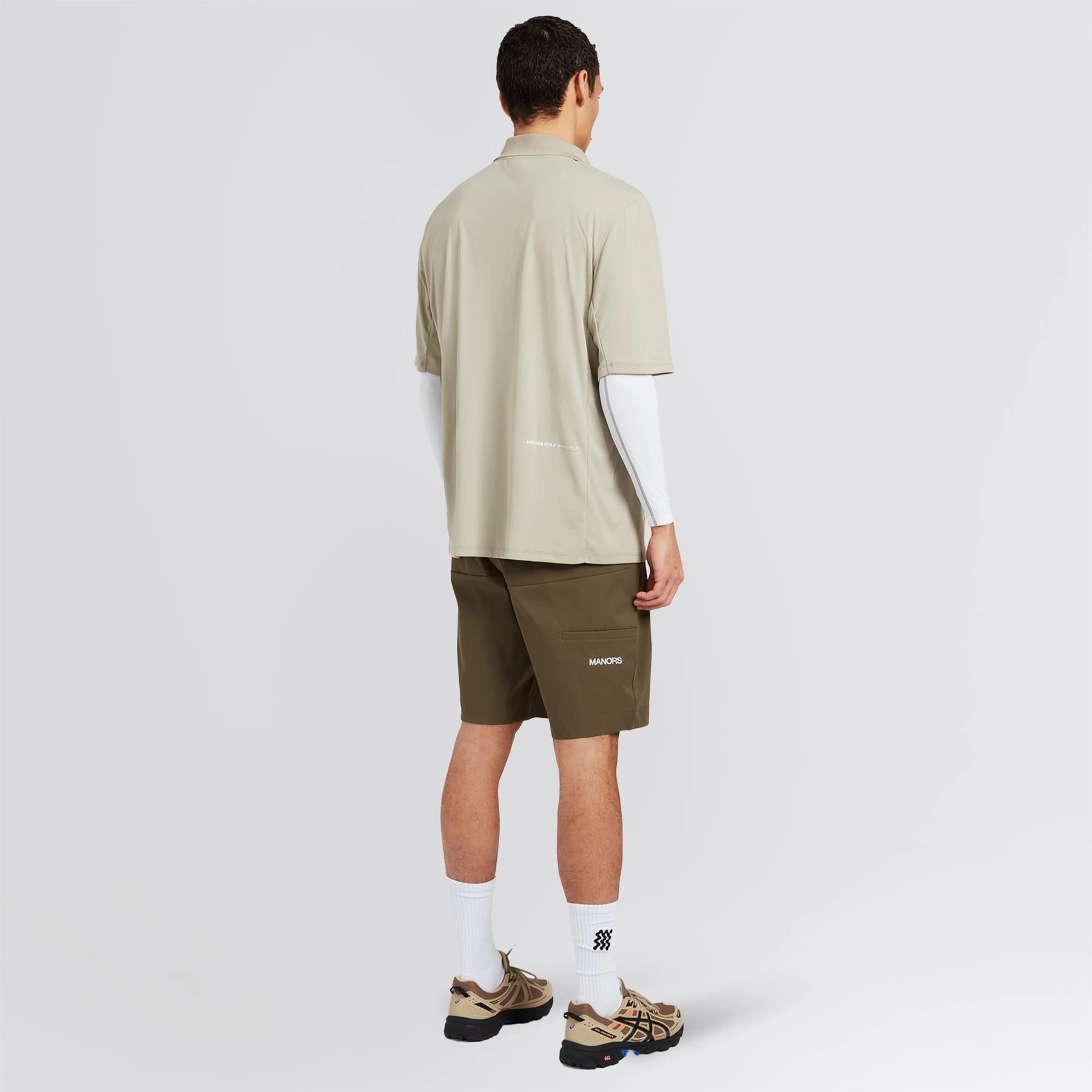Greenskeeper Chino Shorts Olive No Slip Waistband