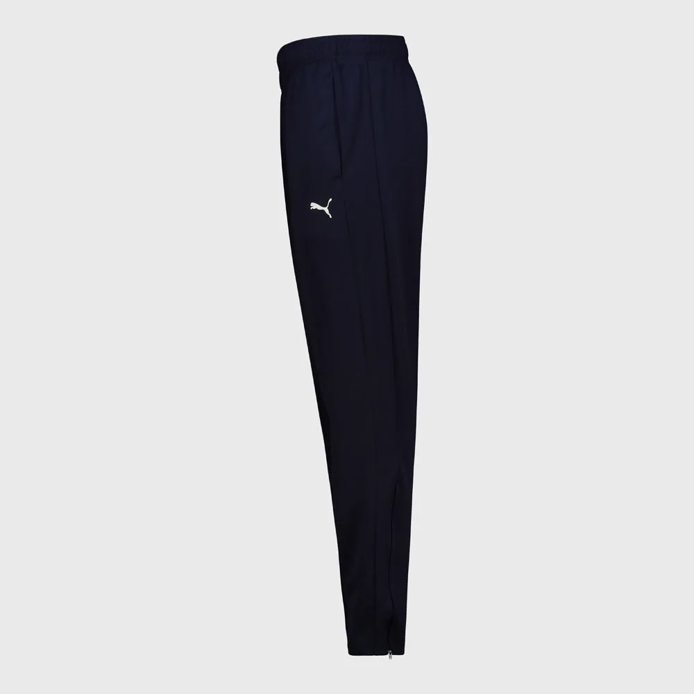 StaticResistant Puma Mens Tricot Logo Pants Blue