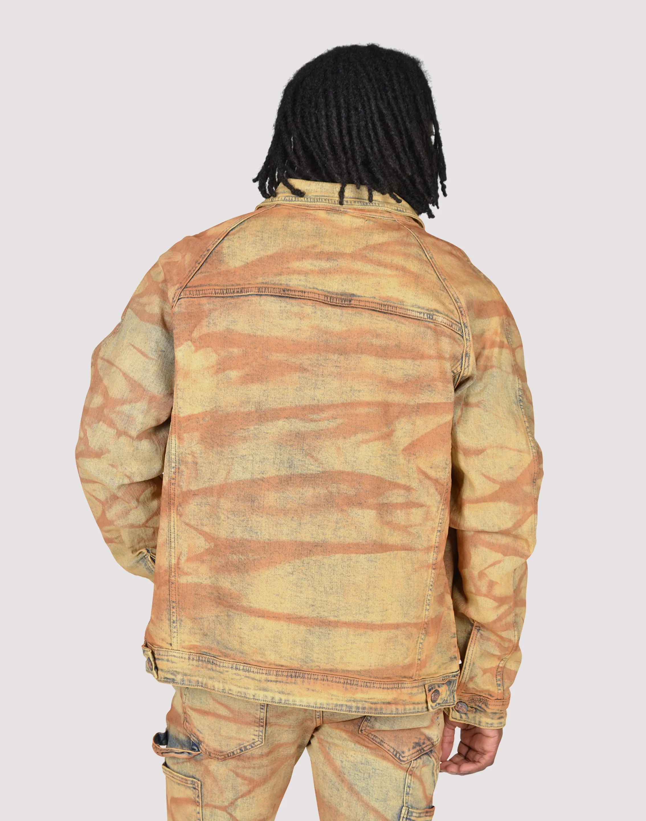 Grindhouse Acid Wash Jacket DurableSeams Bio Glow