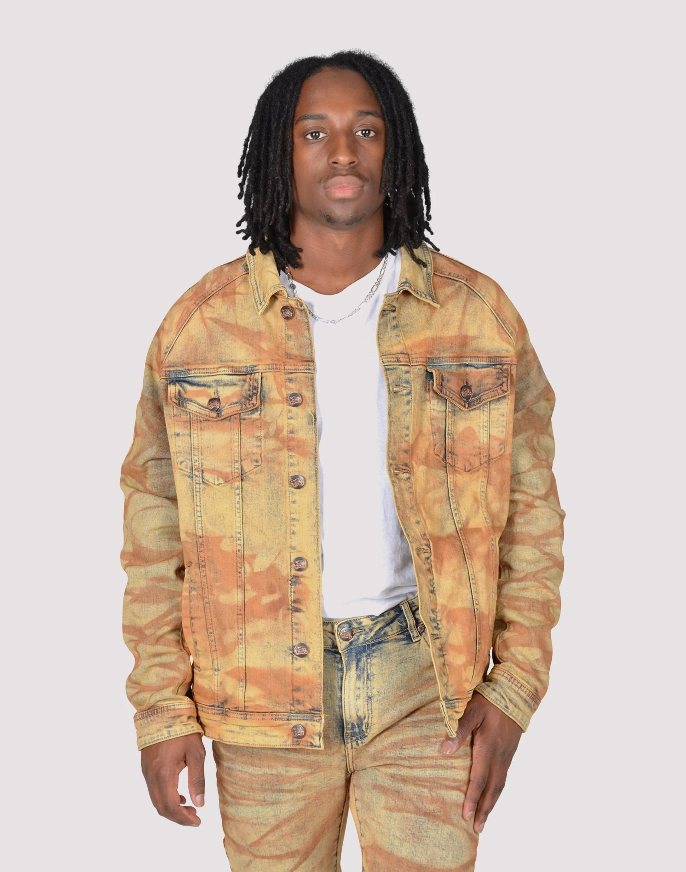Grindhouse Acid Wash Jacket Picnic Fun ZeroWasteProduction