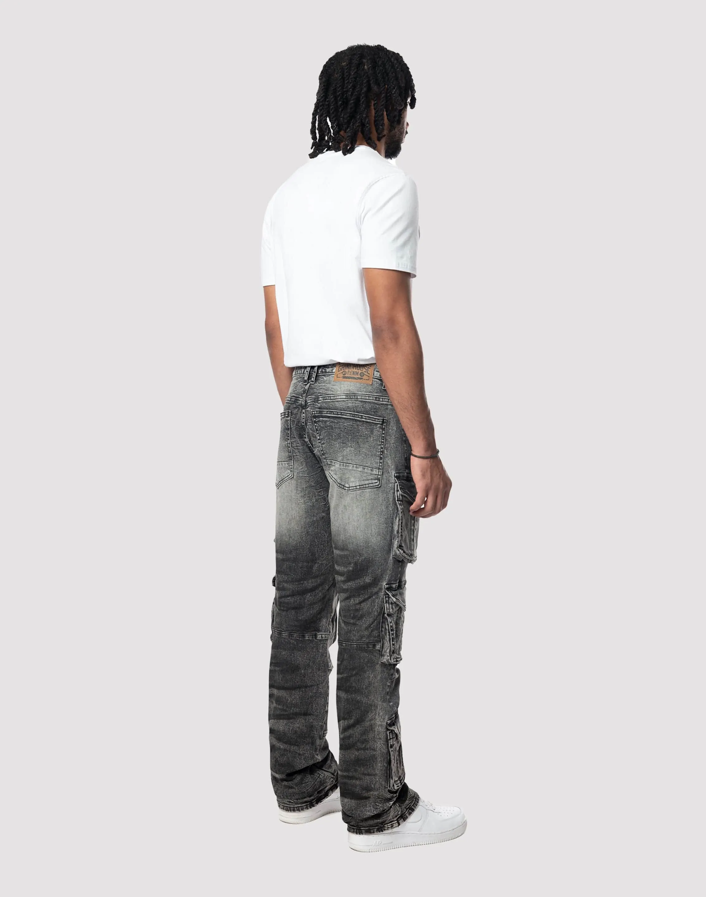 Grindhouse Cargo Straight Fit Tombstone Jeans TearResistantMaterial