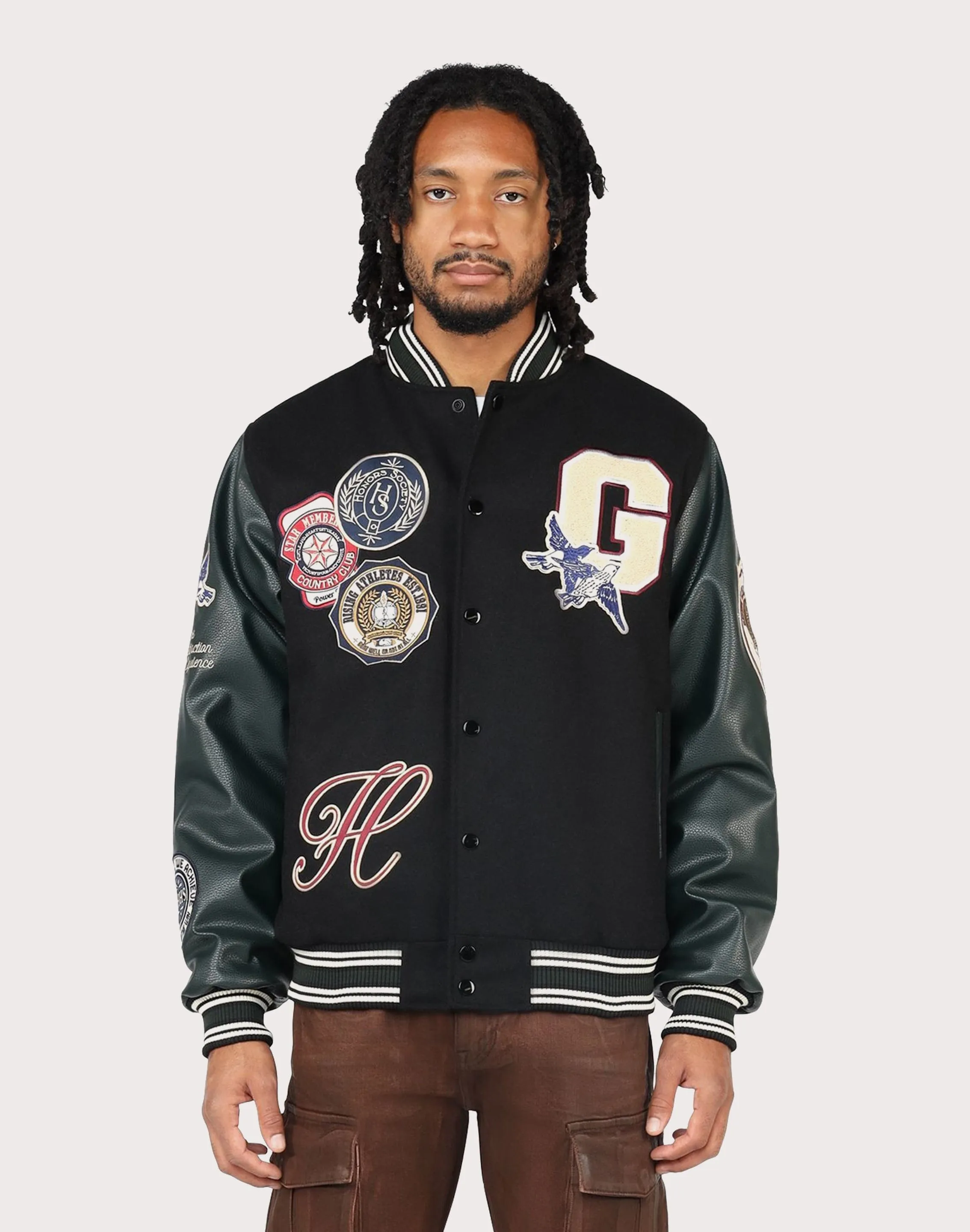 Grindhouse Club House Varsity Jacket Art Core