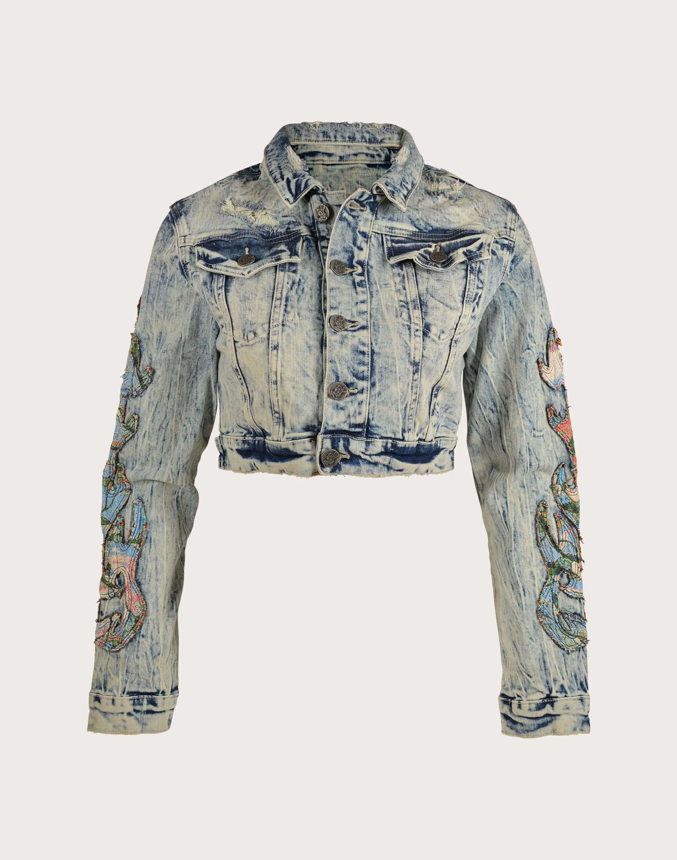 Grindhouse Denim Flame Jacket SnagFree Surface