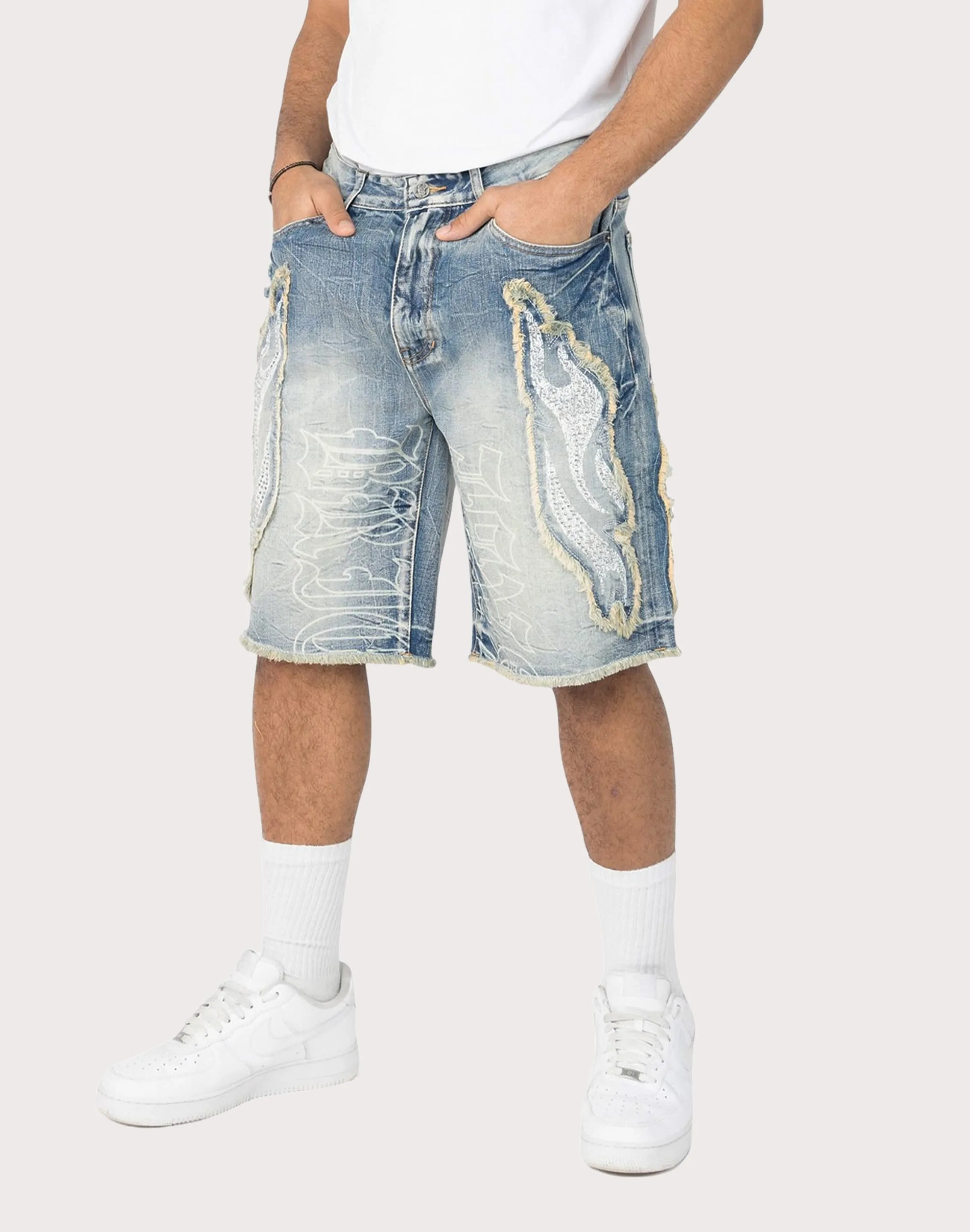 Grindhouse Fray Flame Shorts UVProtective Coating