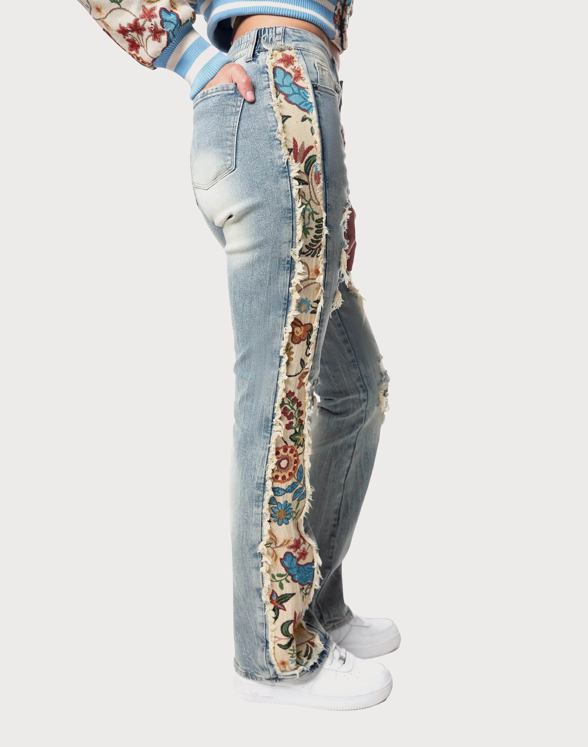 NonChafe Grindhouse High Rise Bootcut Tapestry Pants