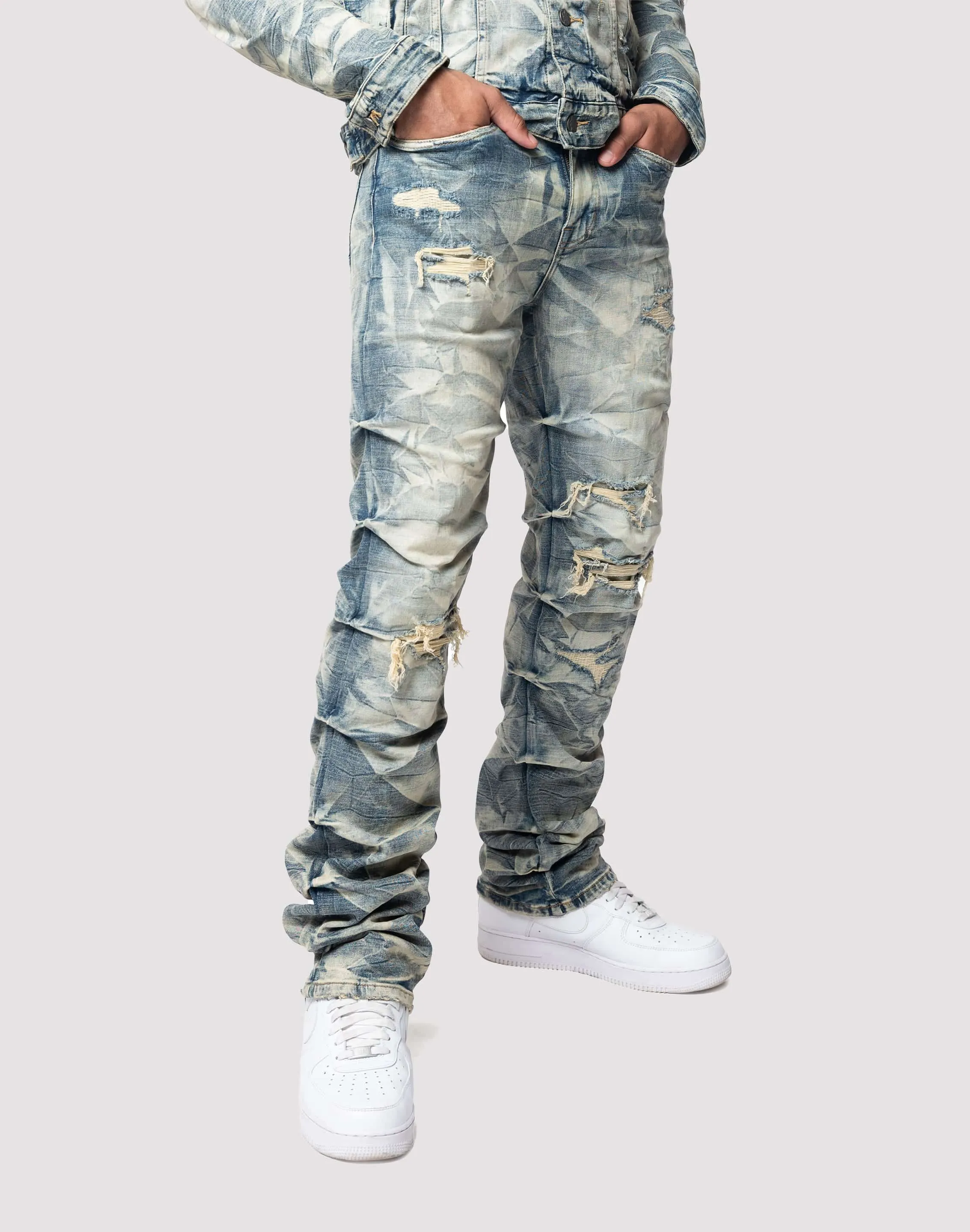 Day Glow Mediterranean Air Grindhouse Lightning Effect Toasted Denim Jean