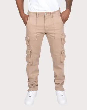 Flexible Waistline Grindhouse Multi Cargo Pocket Pants