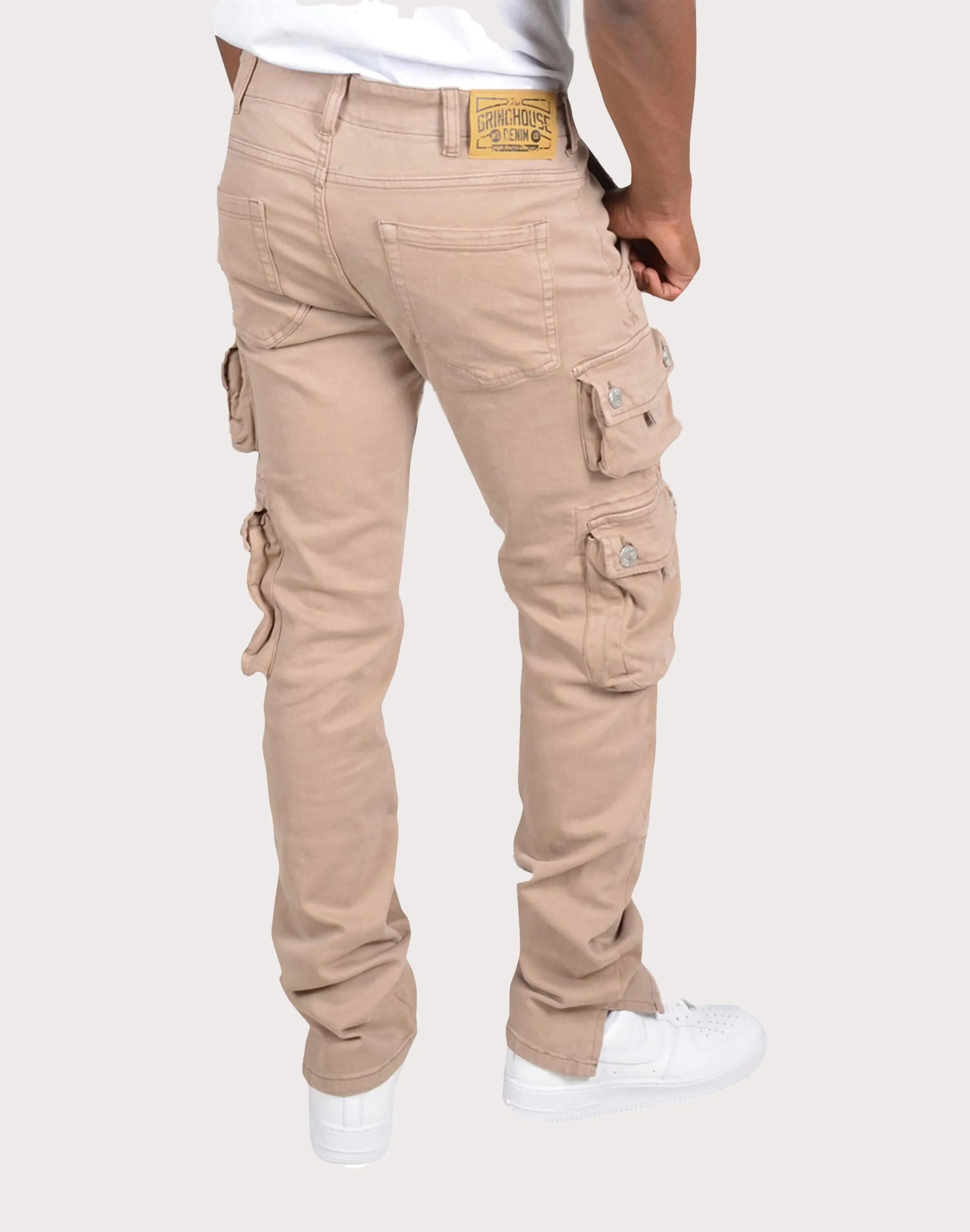 Grindhouse Multi Cargo Pocket Pants Flexible Waistband NoSlipGrip