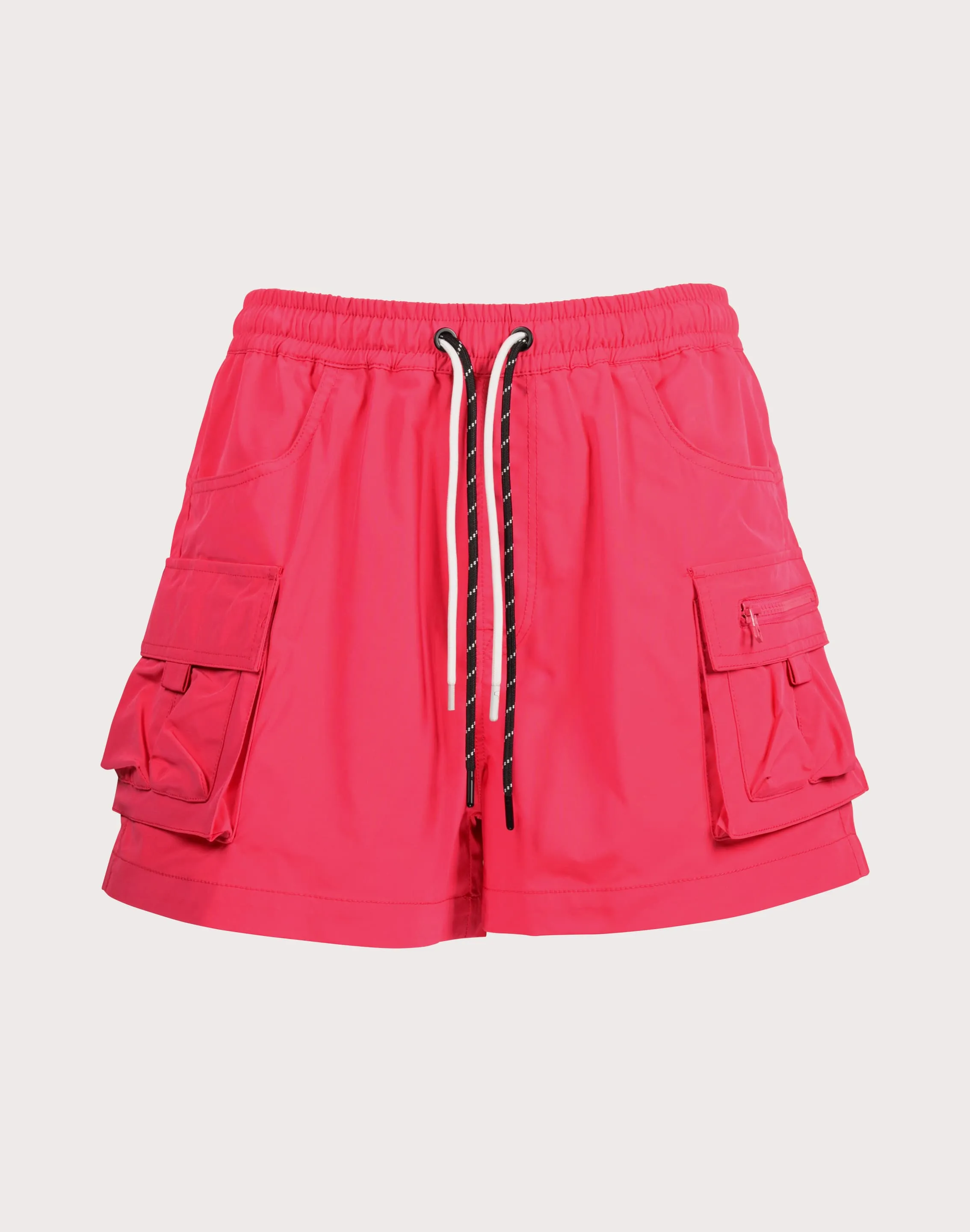 Fire Core Run Glow Grindhouse Nylon Cargo 3-Inch Raspberry Shorts