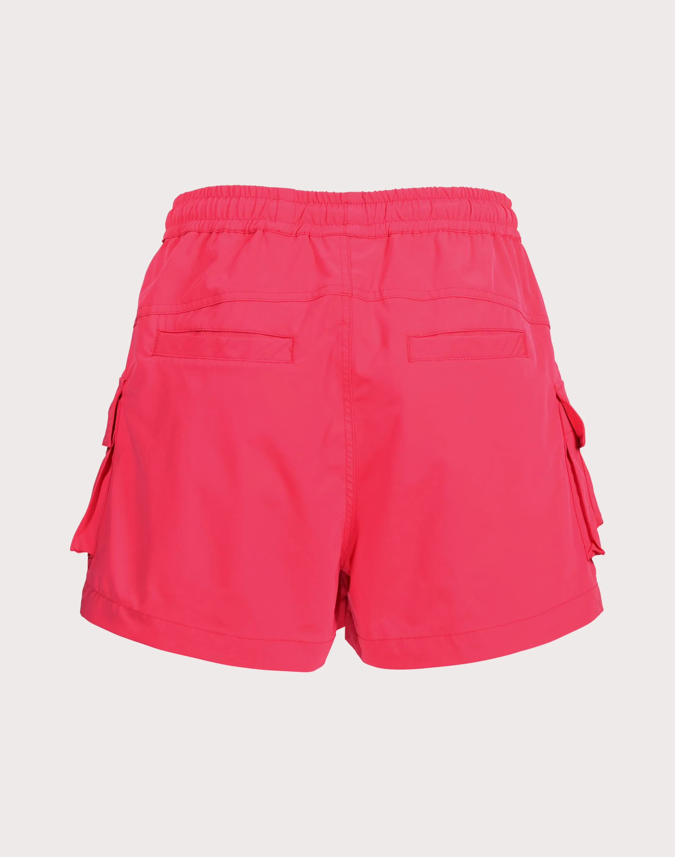 Creative Glow HighElasticity Fiber Grindhouse Nylon Cargo 3-Inch Raspberry Shorts