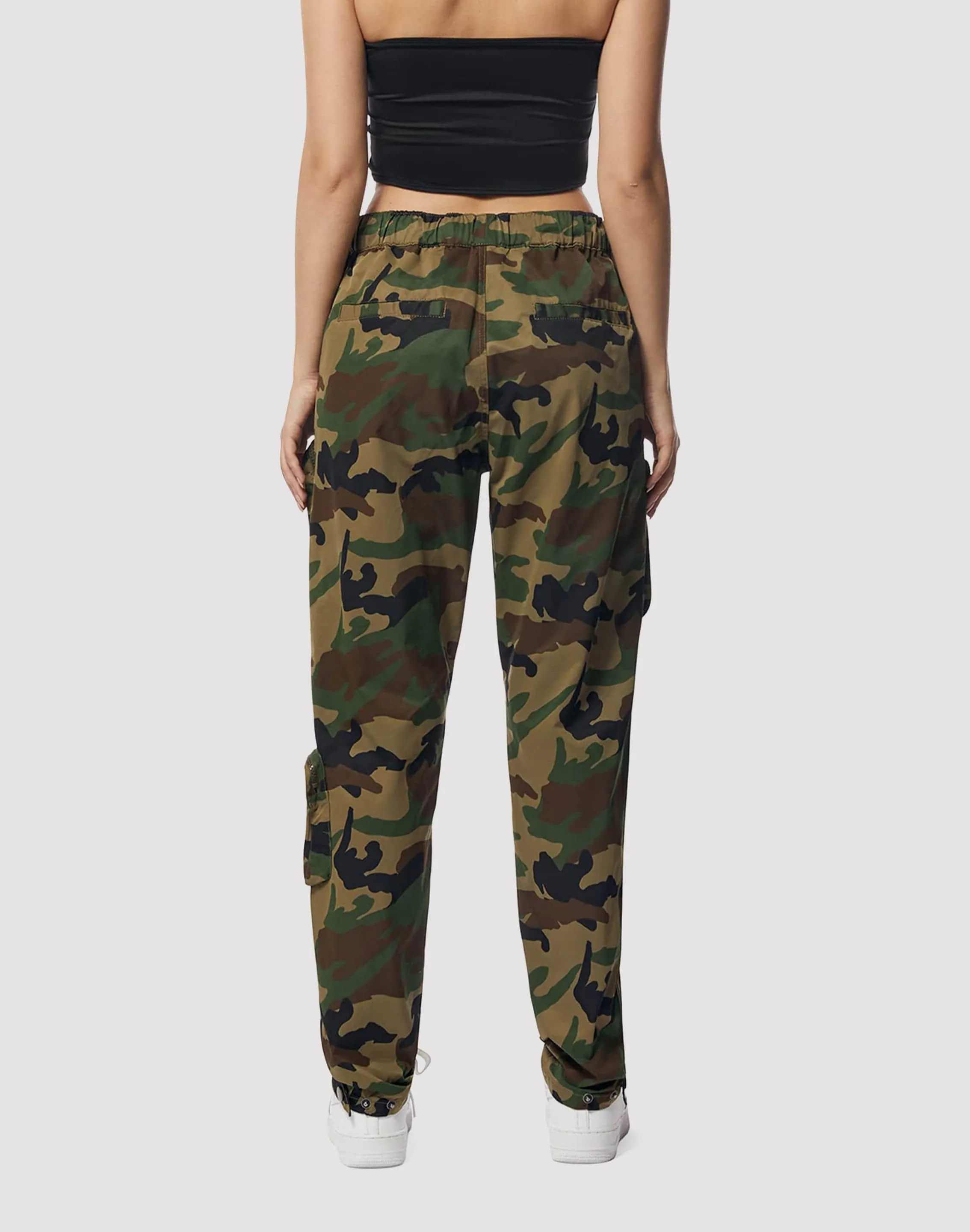 MultiPocket Design Grindhouse Nylon Cargo Camo Pants
