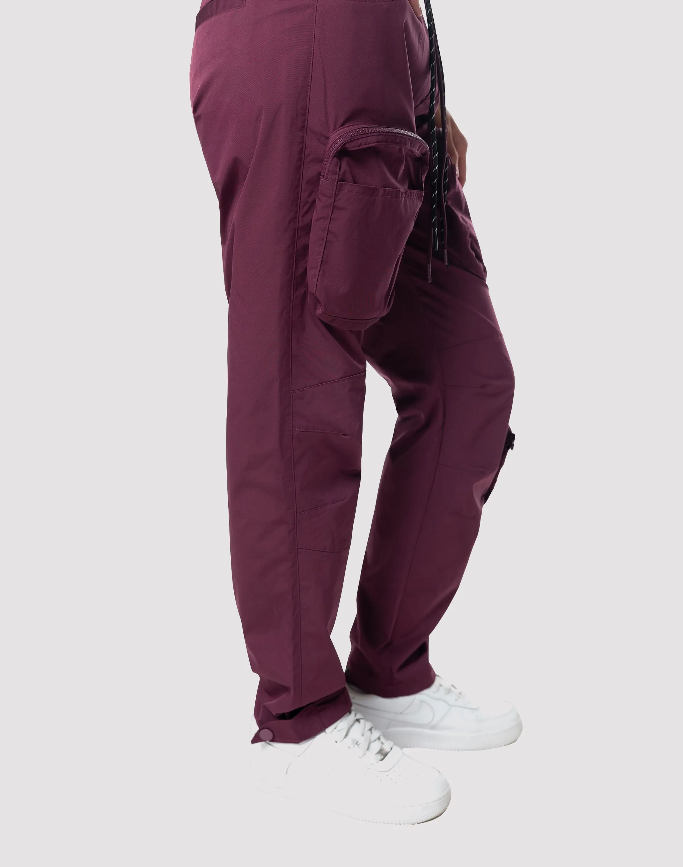 Grindhouse Nylon Cargo Pants elastic waistband