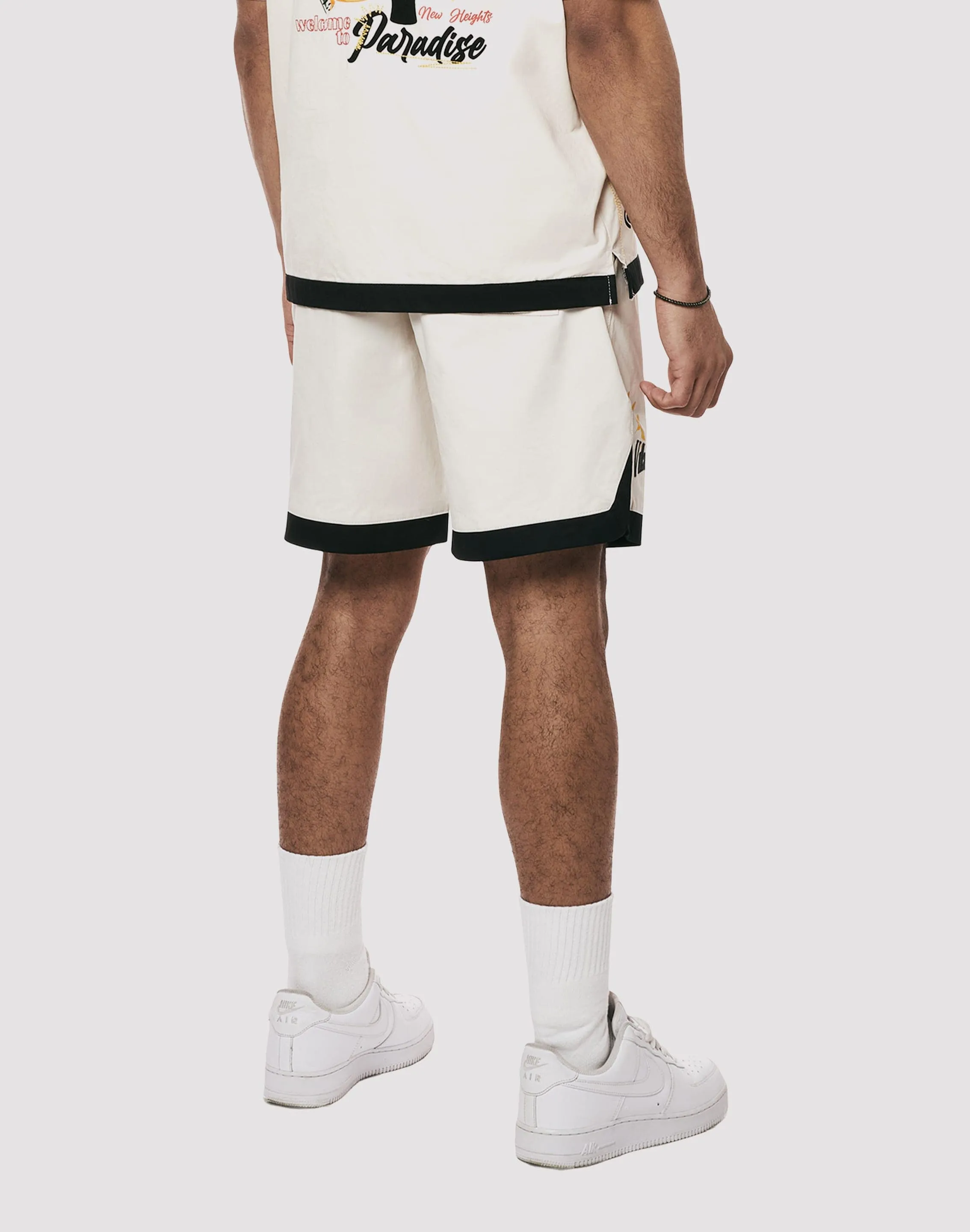 Grindhouse Parrot Resort Twill Short ZeroWasteProduction WrinkleResistant